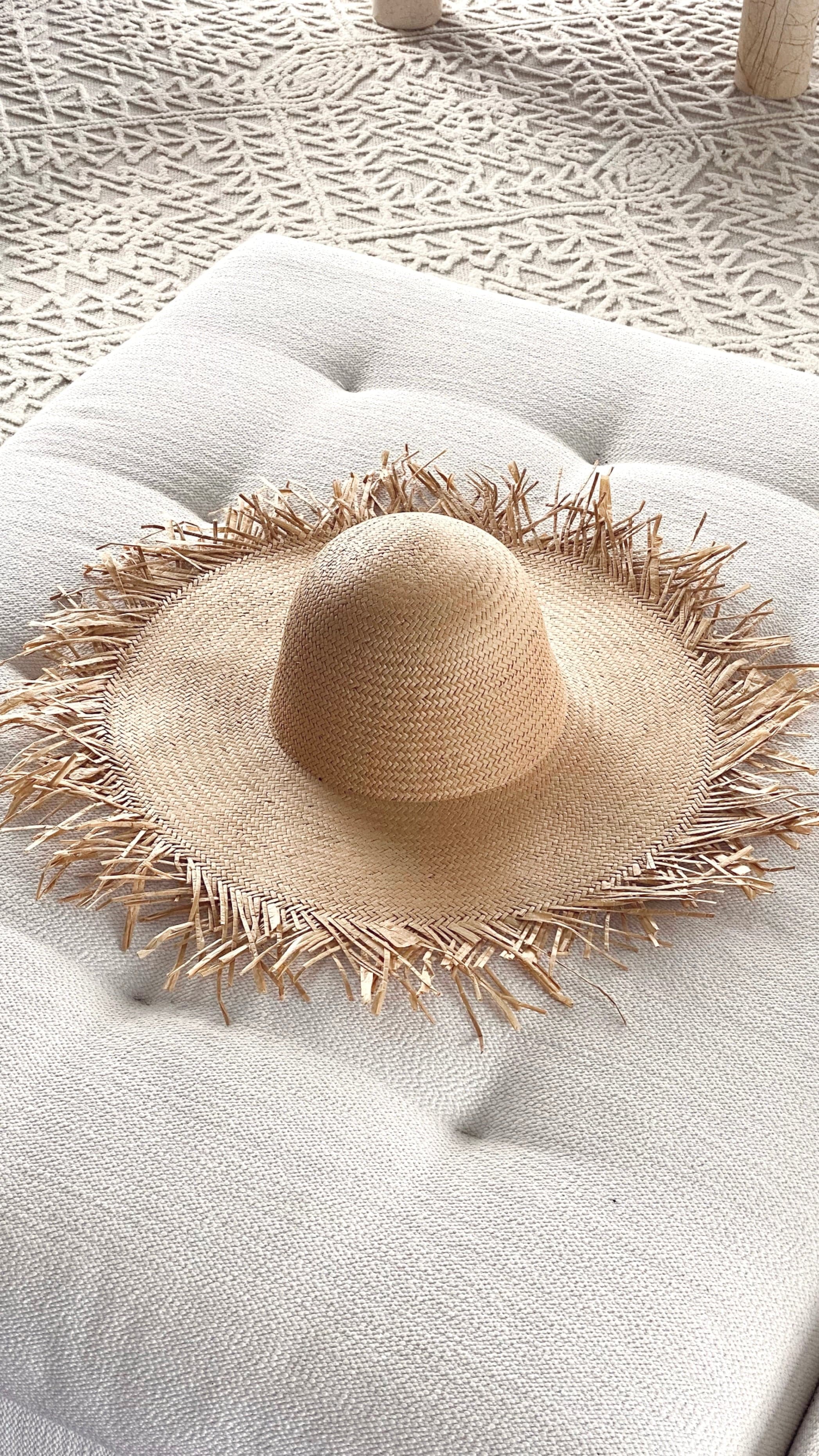 Cove Straw Hat - Latte-Sunshines Bliss