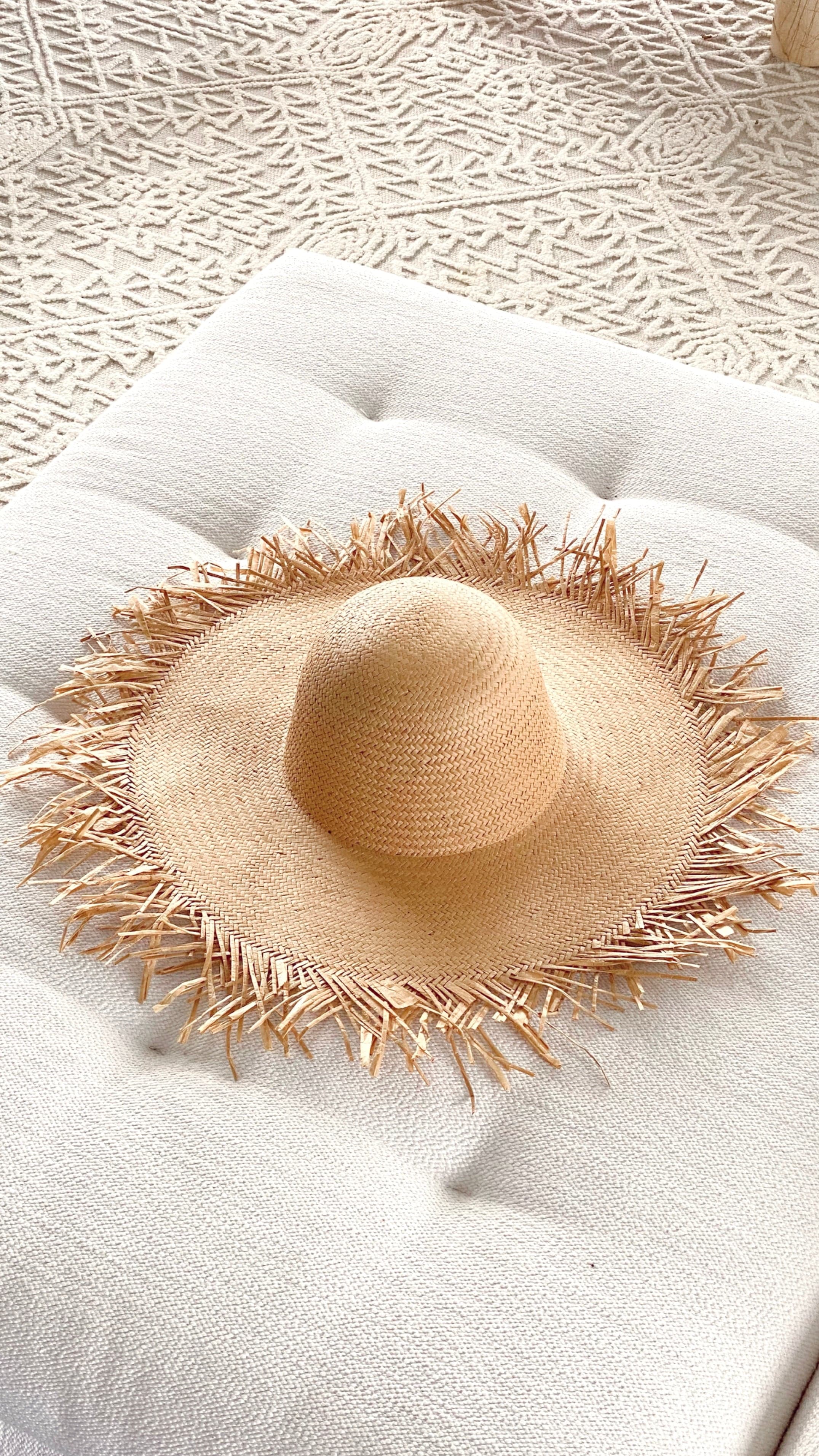 Cove Straw Hat - Latte-Sunshines Bliss