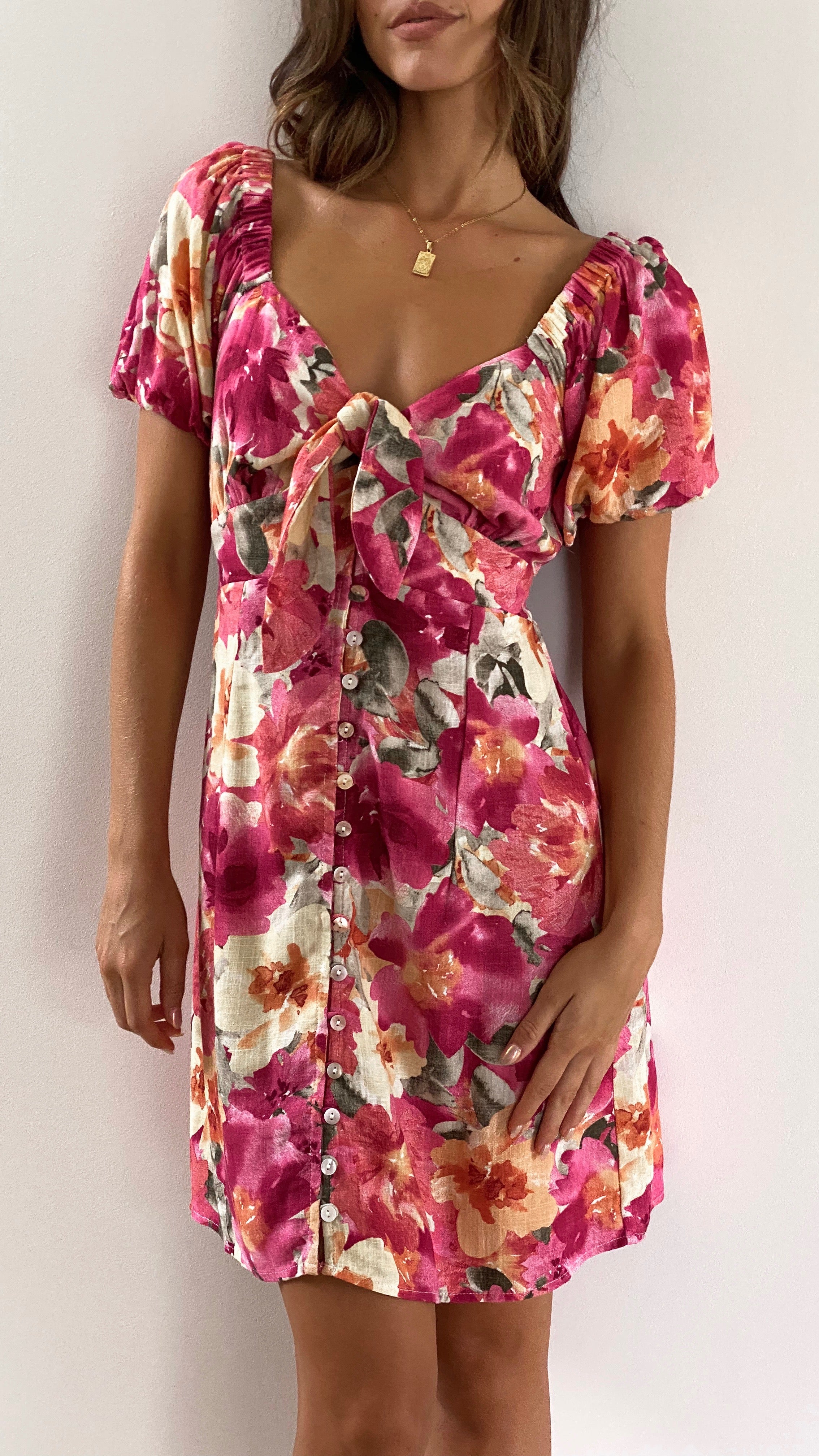 Anika mini dress- Alannah Print-Sunshines Bliss