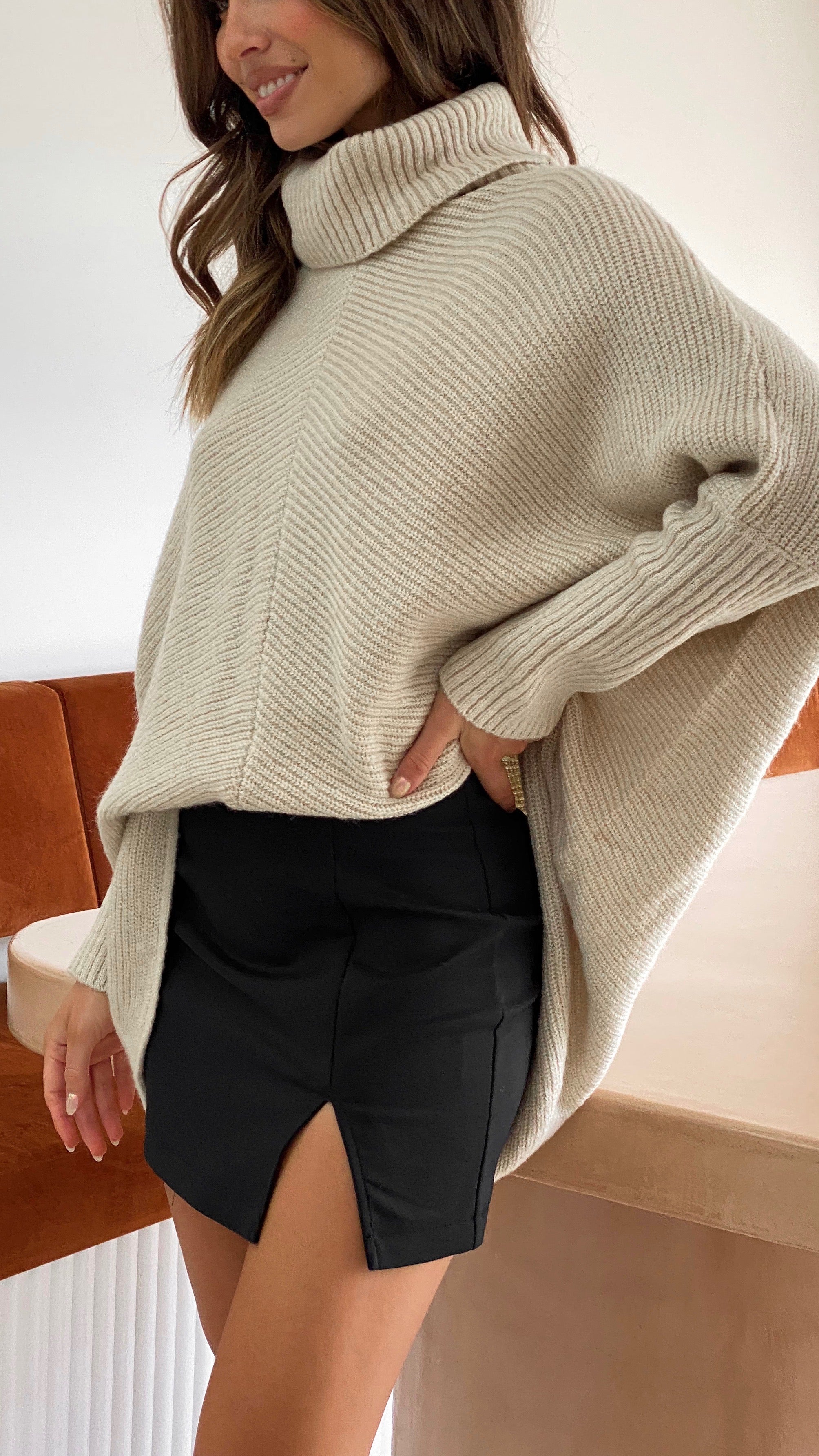 Bree Knit - Beige-Sunshines Bliss