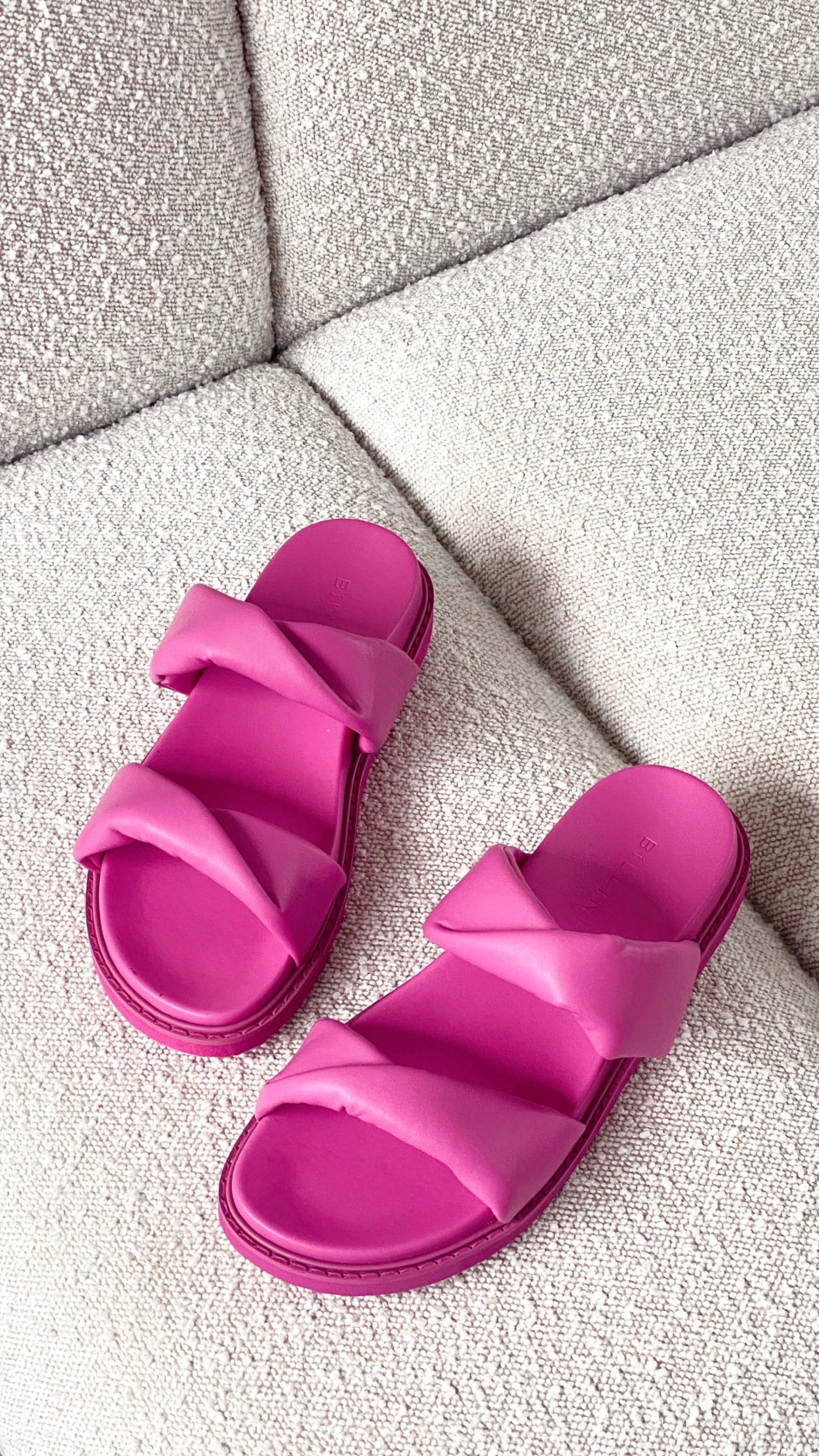 Zonya Slide - Lipstick-Sunshines Bliss