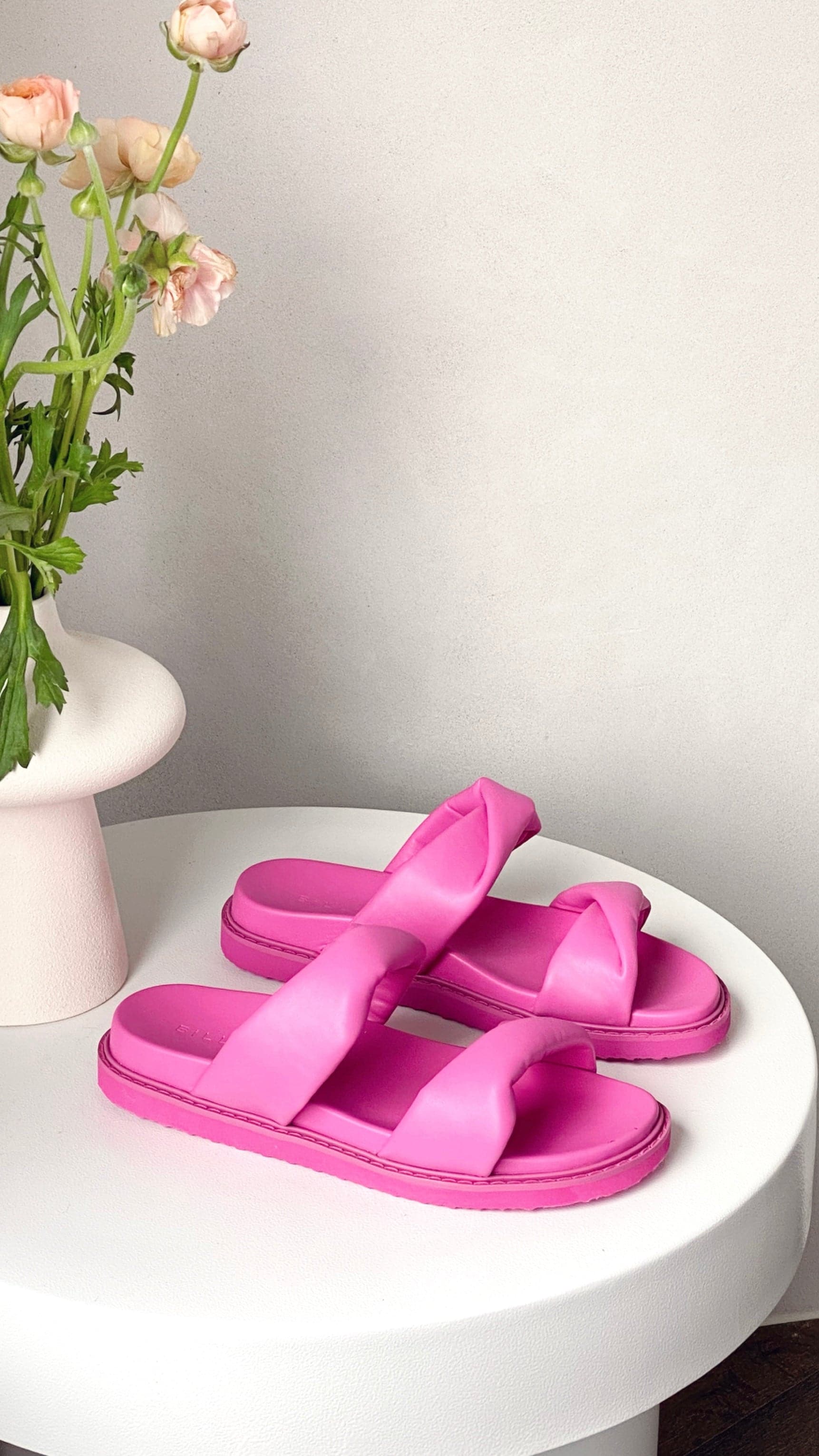 Zonya Slide - Lipstick-Sunshines Bliss