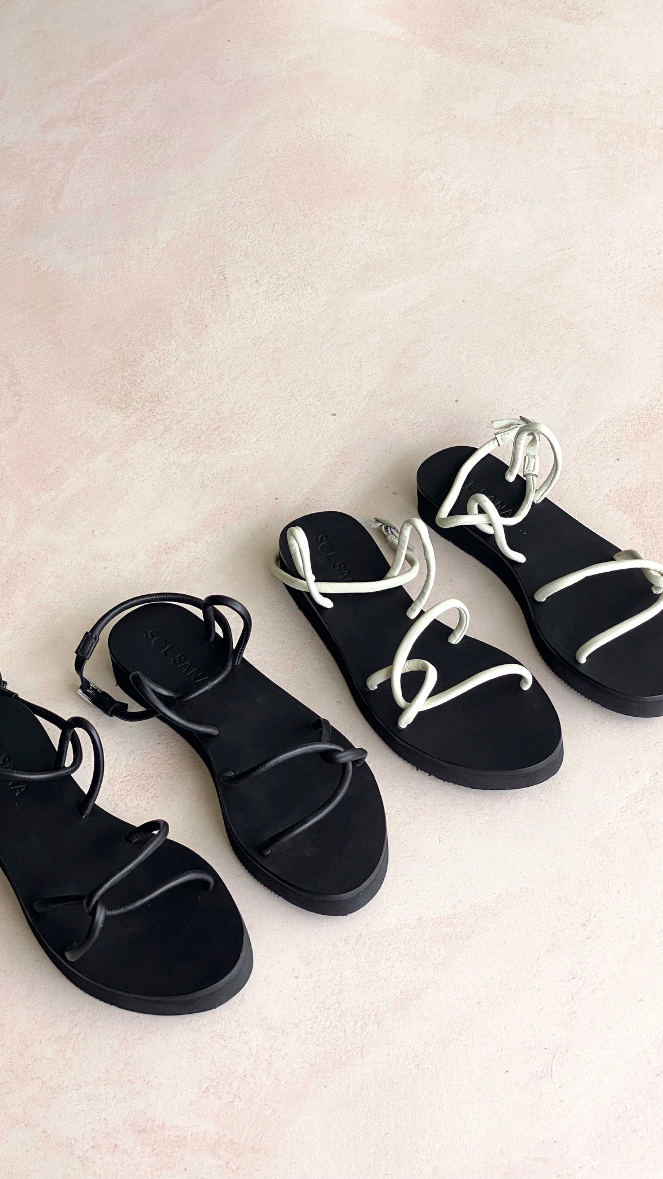 Sol Sana Rogue Sandal - Black-Sunshines Bliss