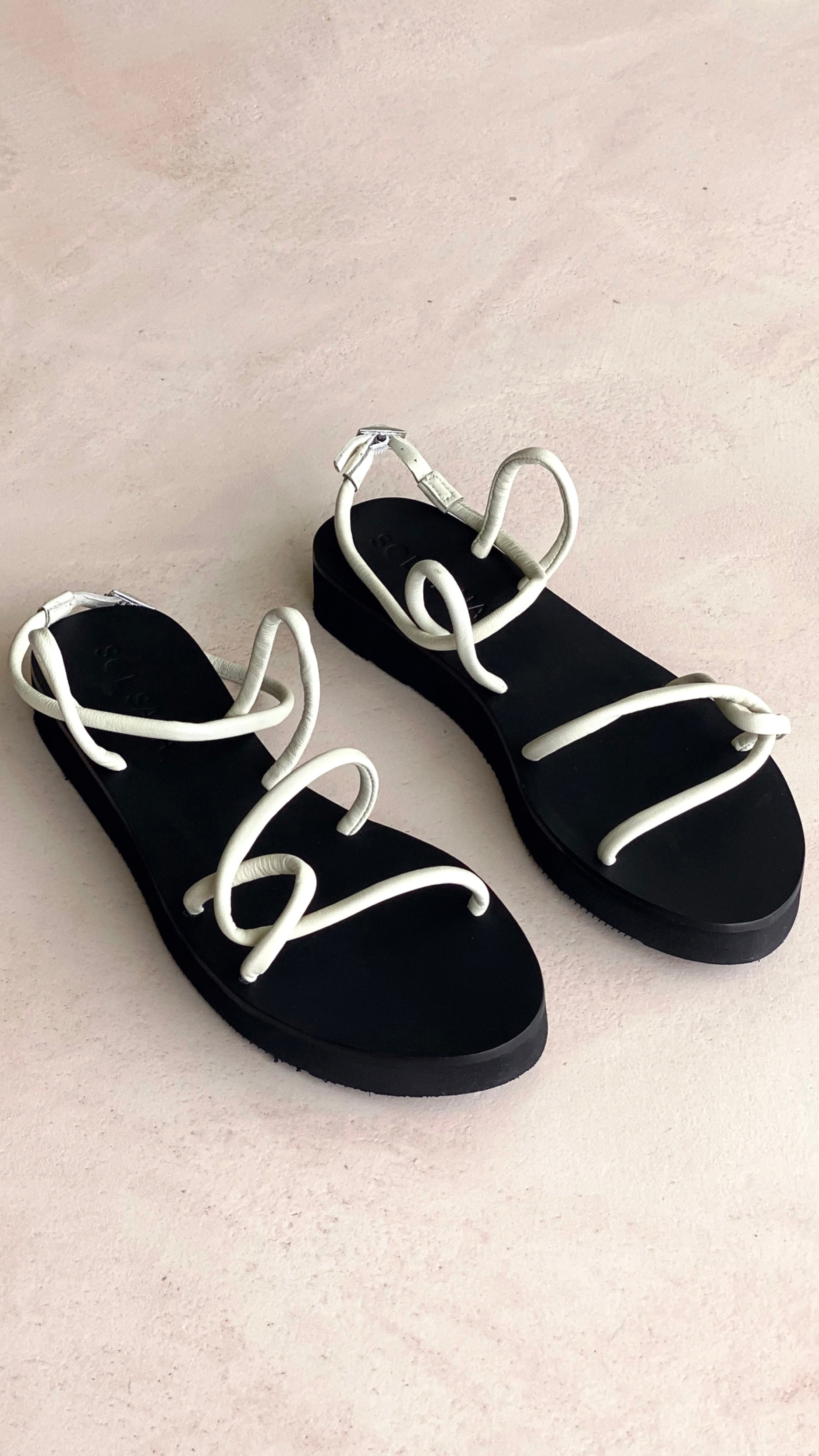 Sol Sana Rogue Sandal - Off White-Sunshines Bliss