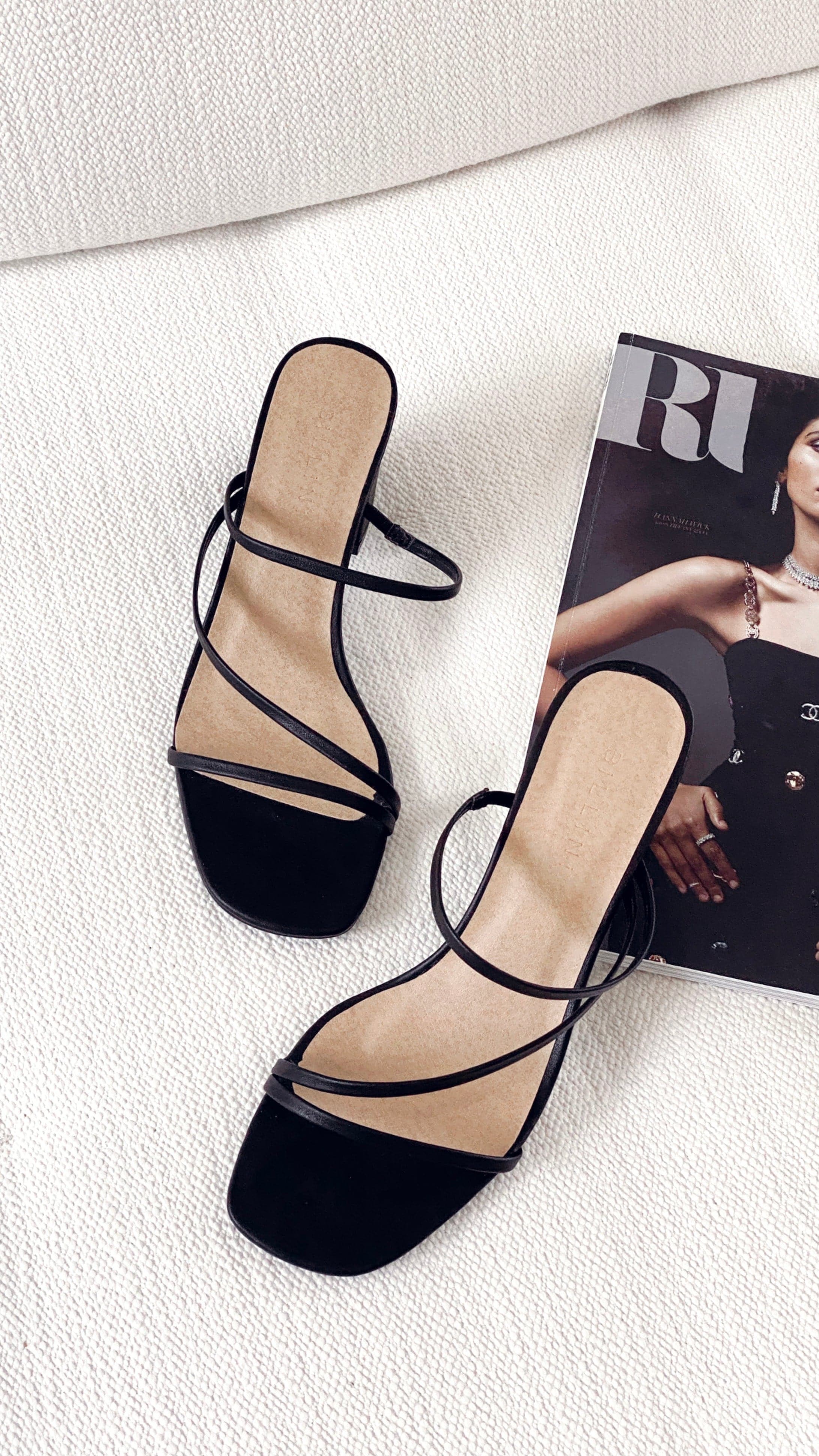 Yazmin Heel - Black-Sunshines Bliss