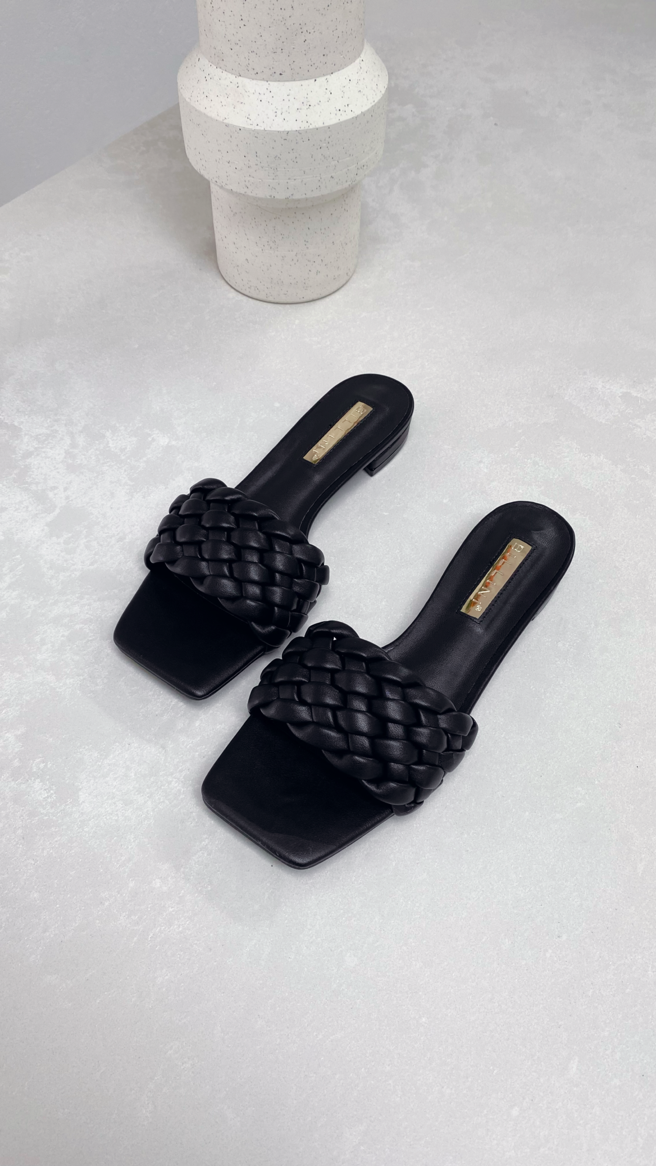 Vita Slide - Black-Sunshines Bliss