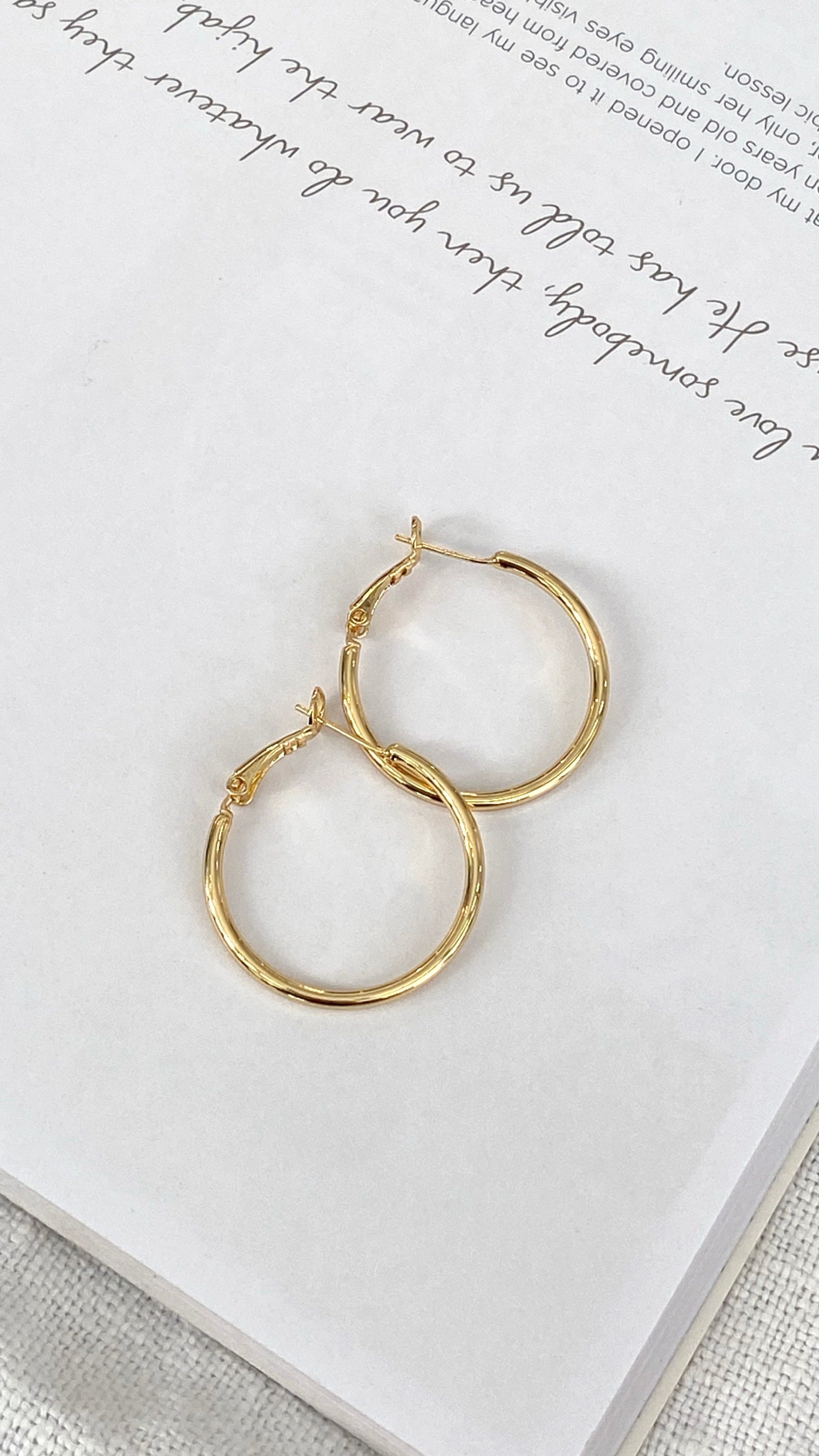 Leni Hoops - Gold-Sunshines Bliss