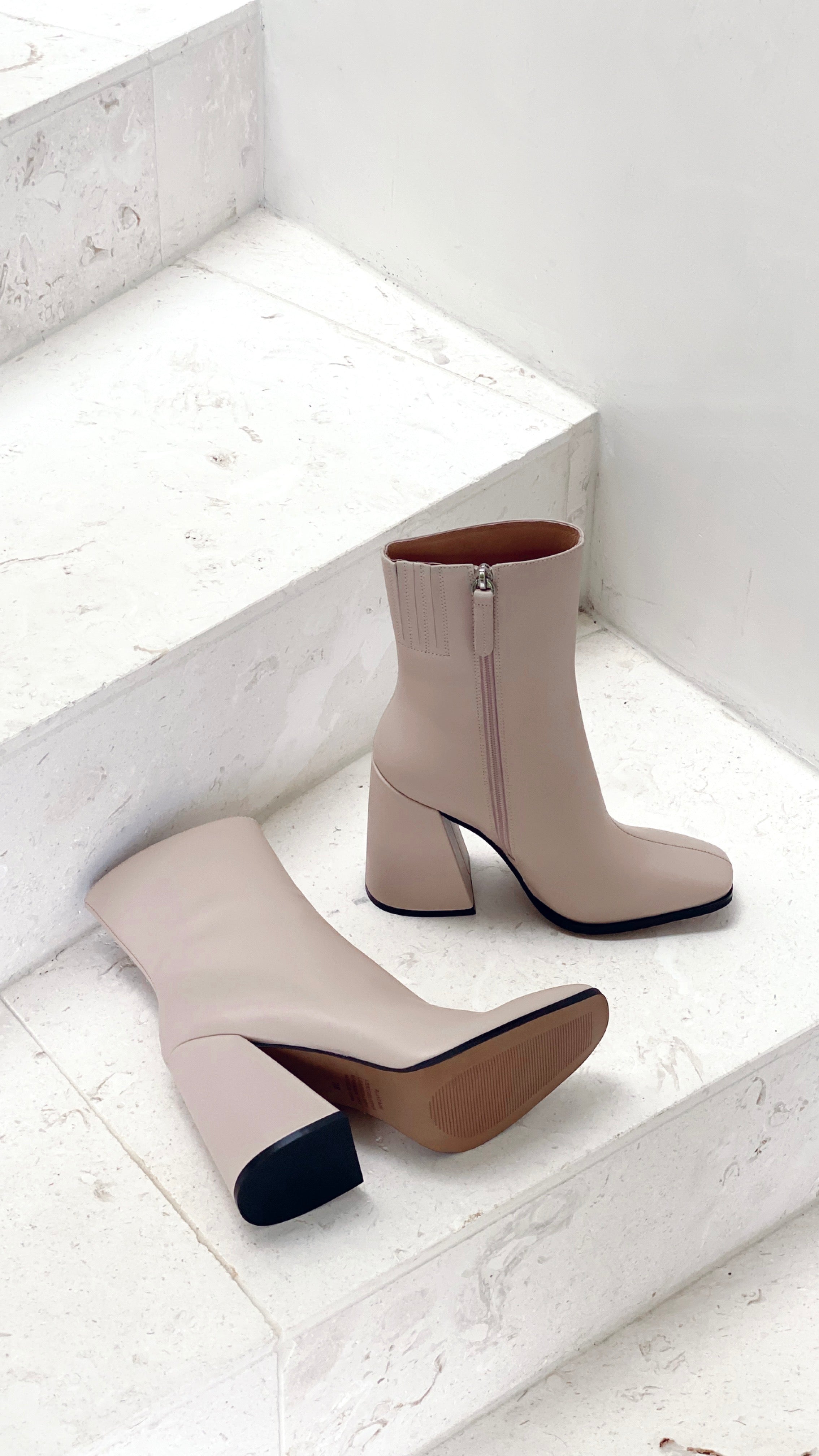 Alias Mae Alana Boot - Cream Leather-Sunshines Bliss