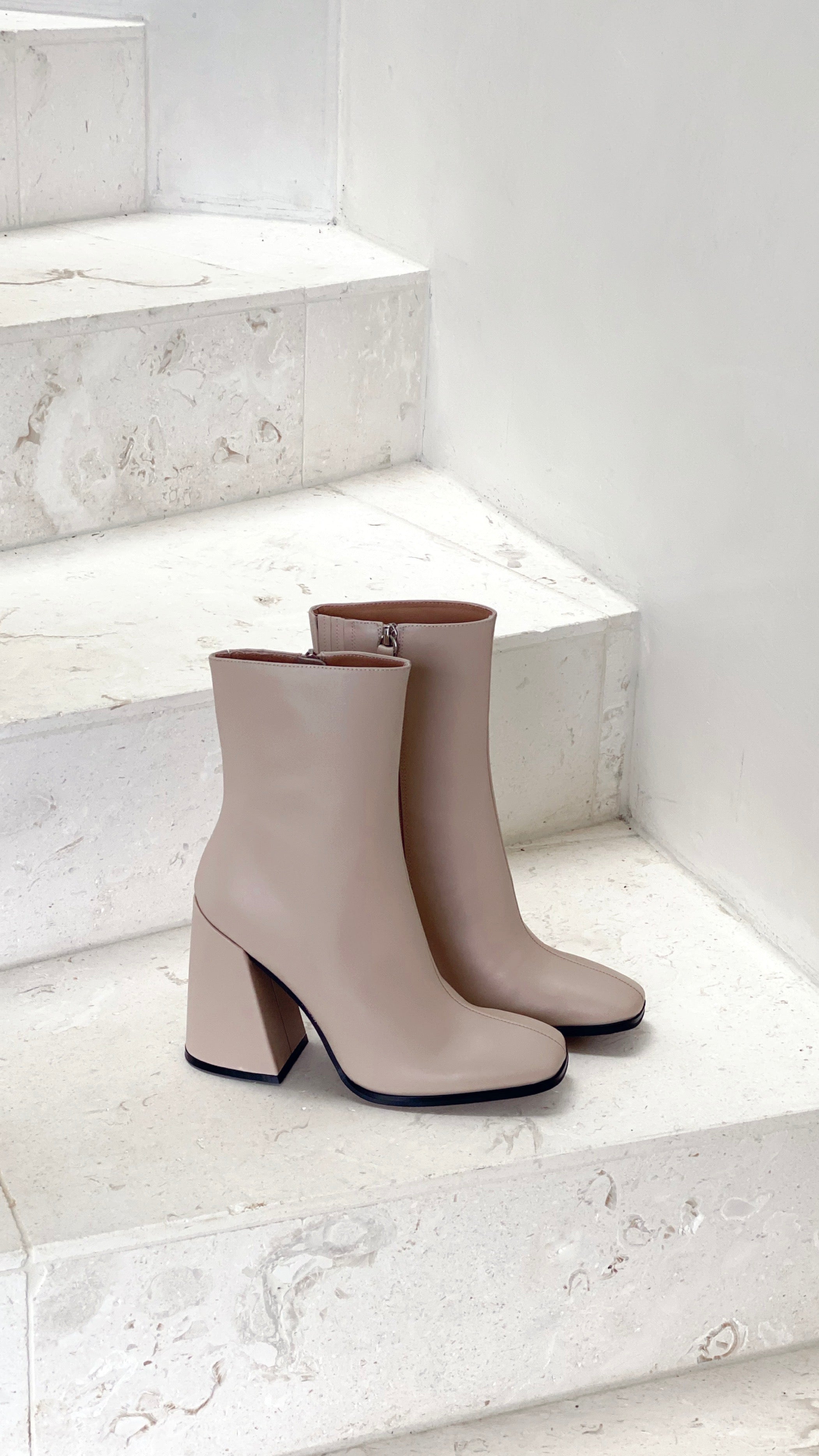 Alias Mae Alana Boot - Cream Leather-Sunshines Bliss
