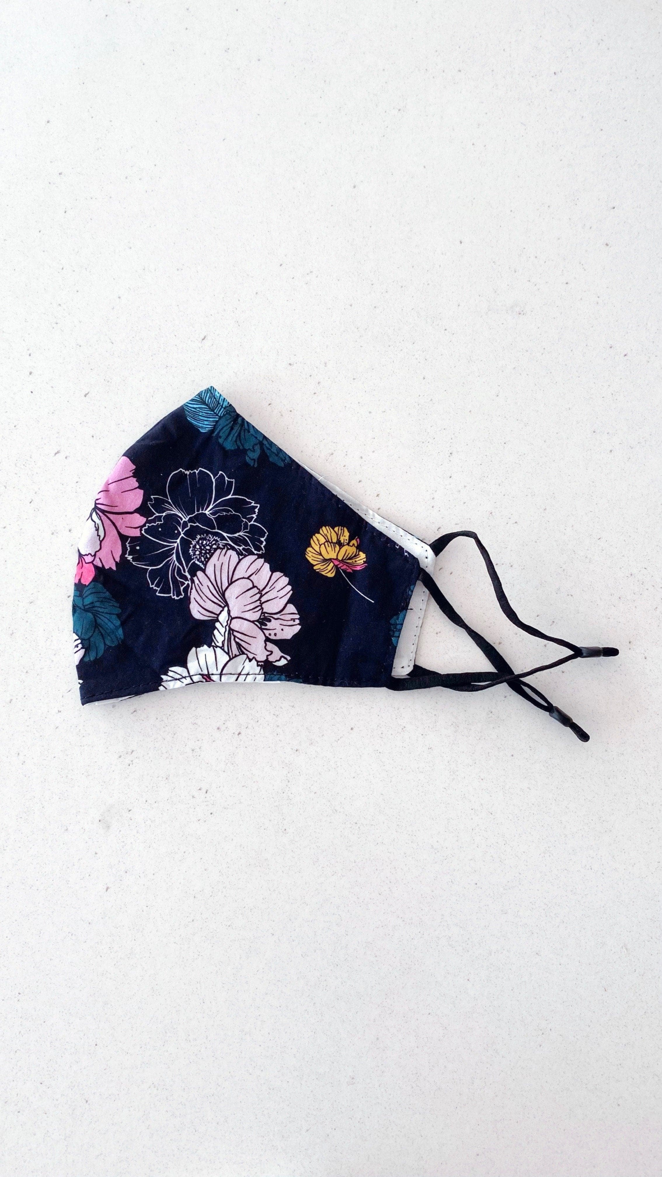 Face Mask - Black Hibiscus-Sunshines Bliss