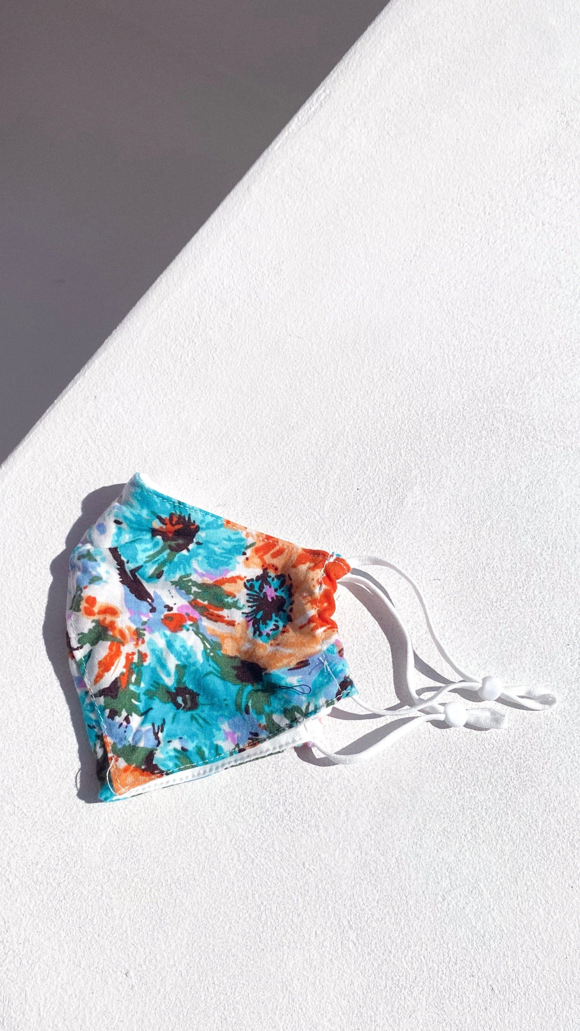 Face Mask - Turquoise Bloom-Sunshines Bliss