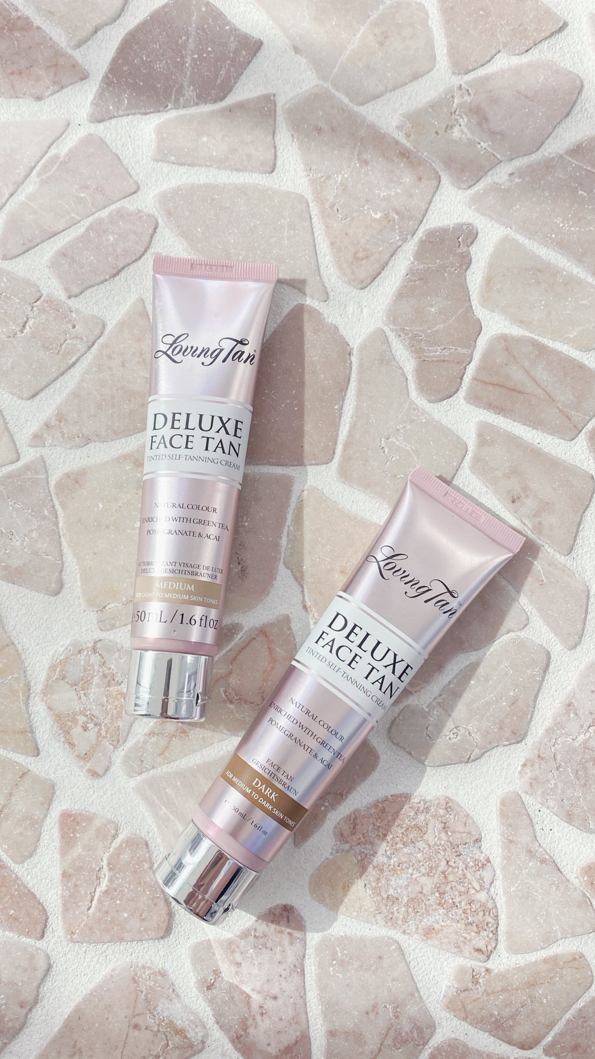 Loving Tan Deluxe Face Tan - Dark-Sunshines Bliss