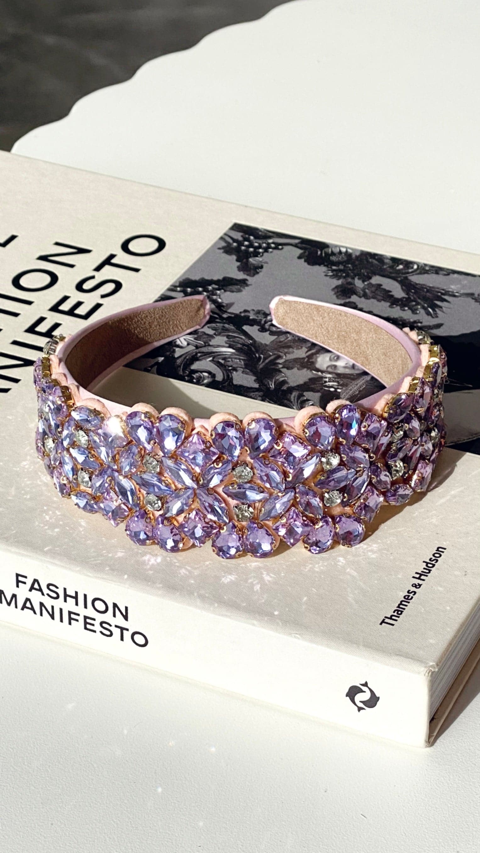 Blake Jewelled Headband - Pink/Lilac-Sunshines Bliss