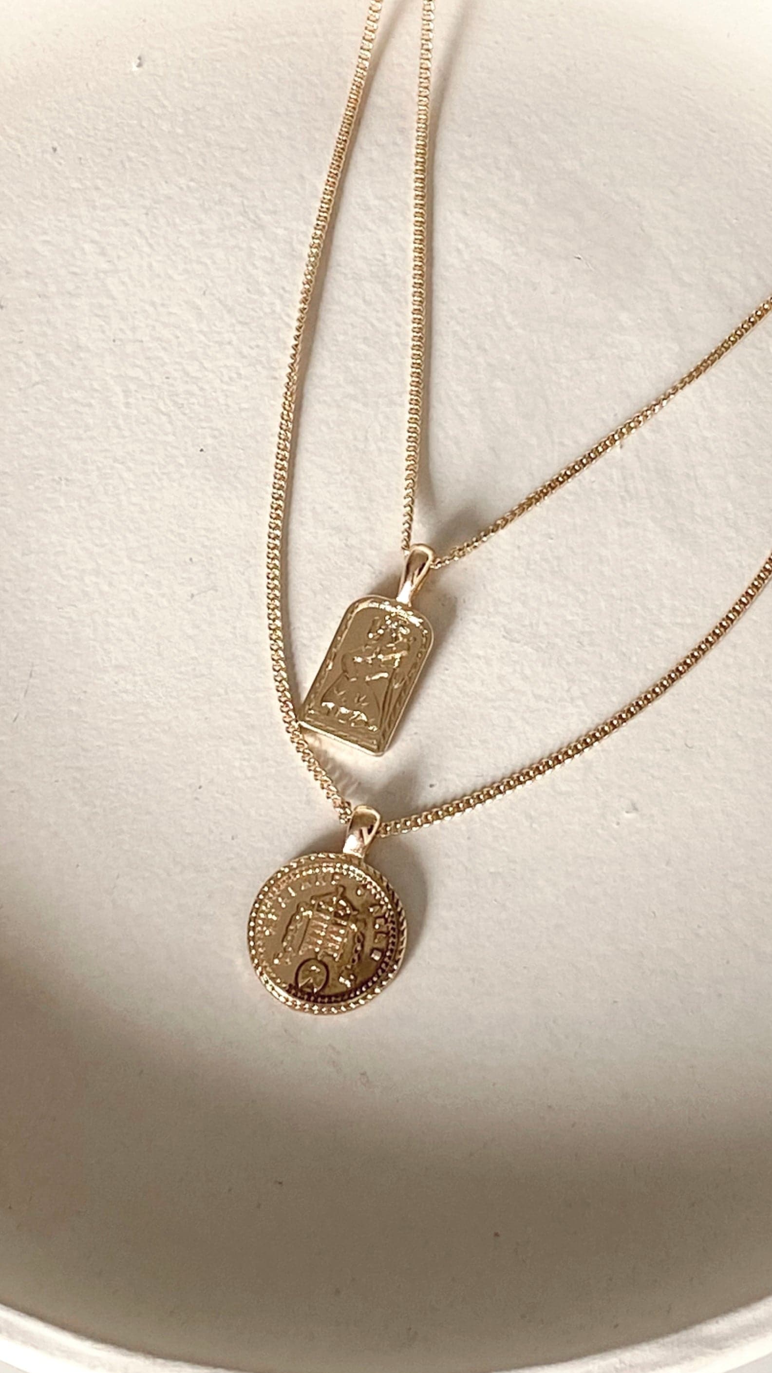 Jorda Necklace - Gold-Sunshines Bliss