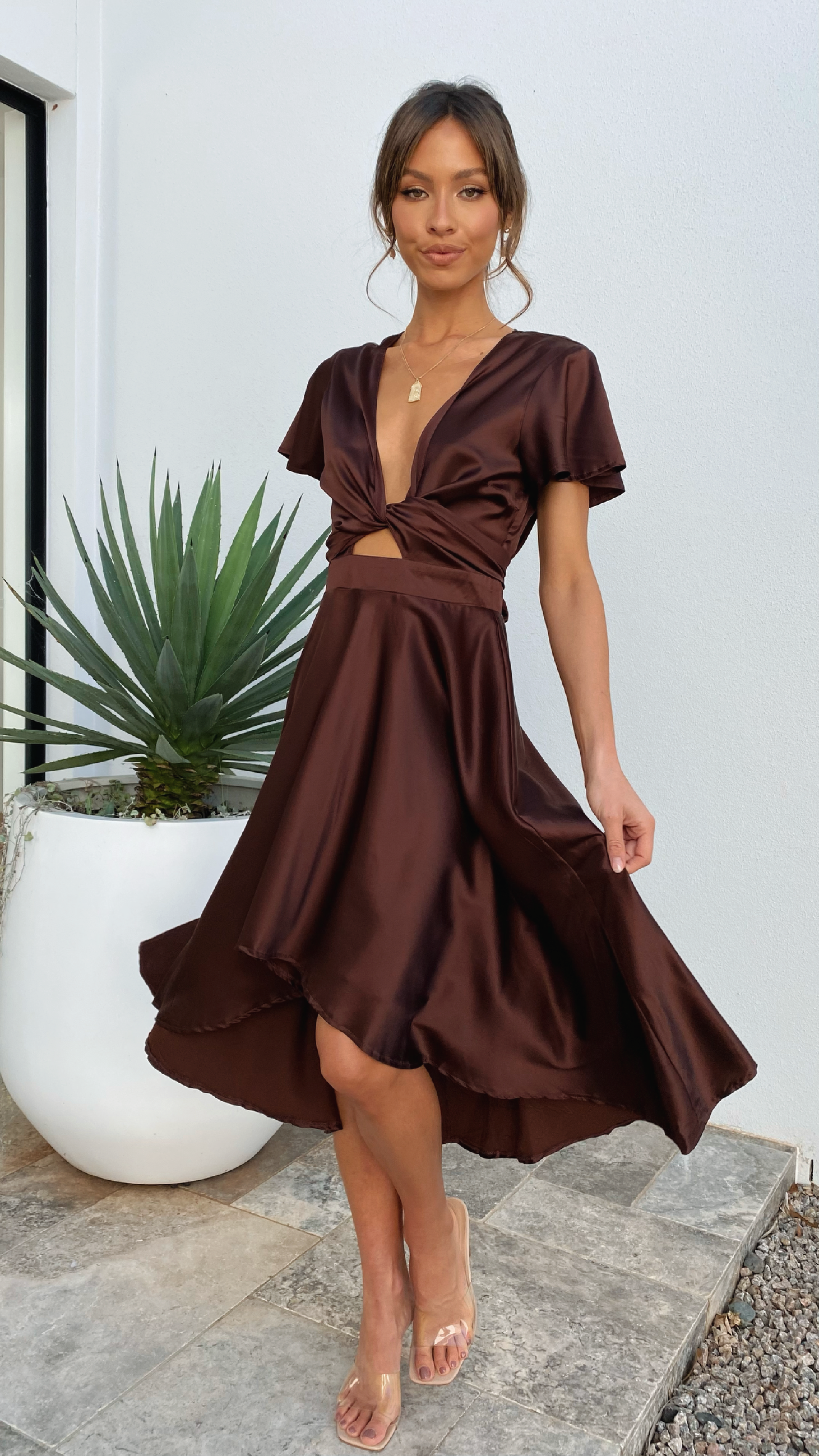 Sunny Daze Dress - Chocolate-Sunshines Bliss