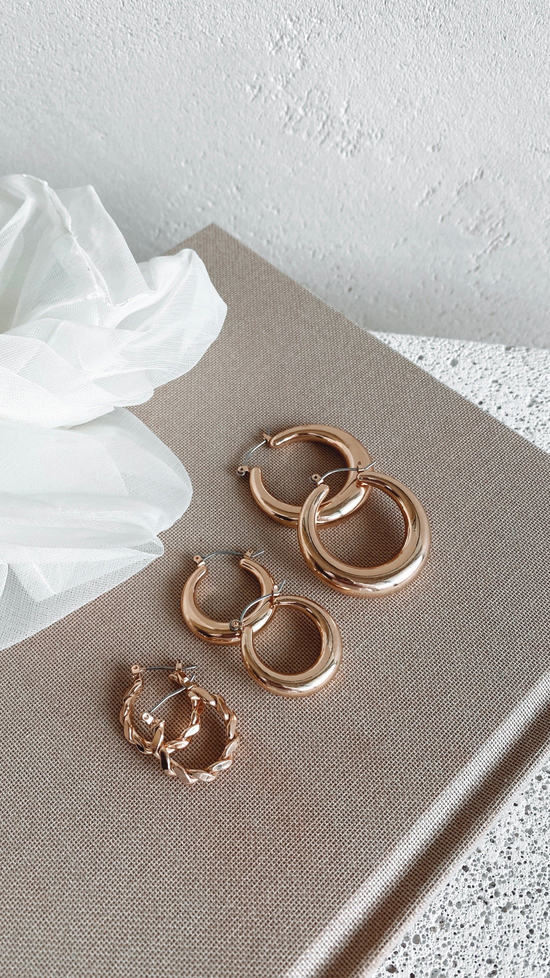 Classic Hoop Set - Gold-Sunshines Bliss