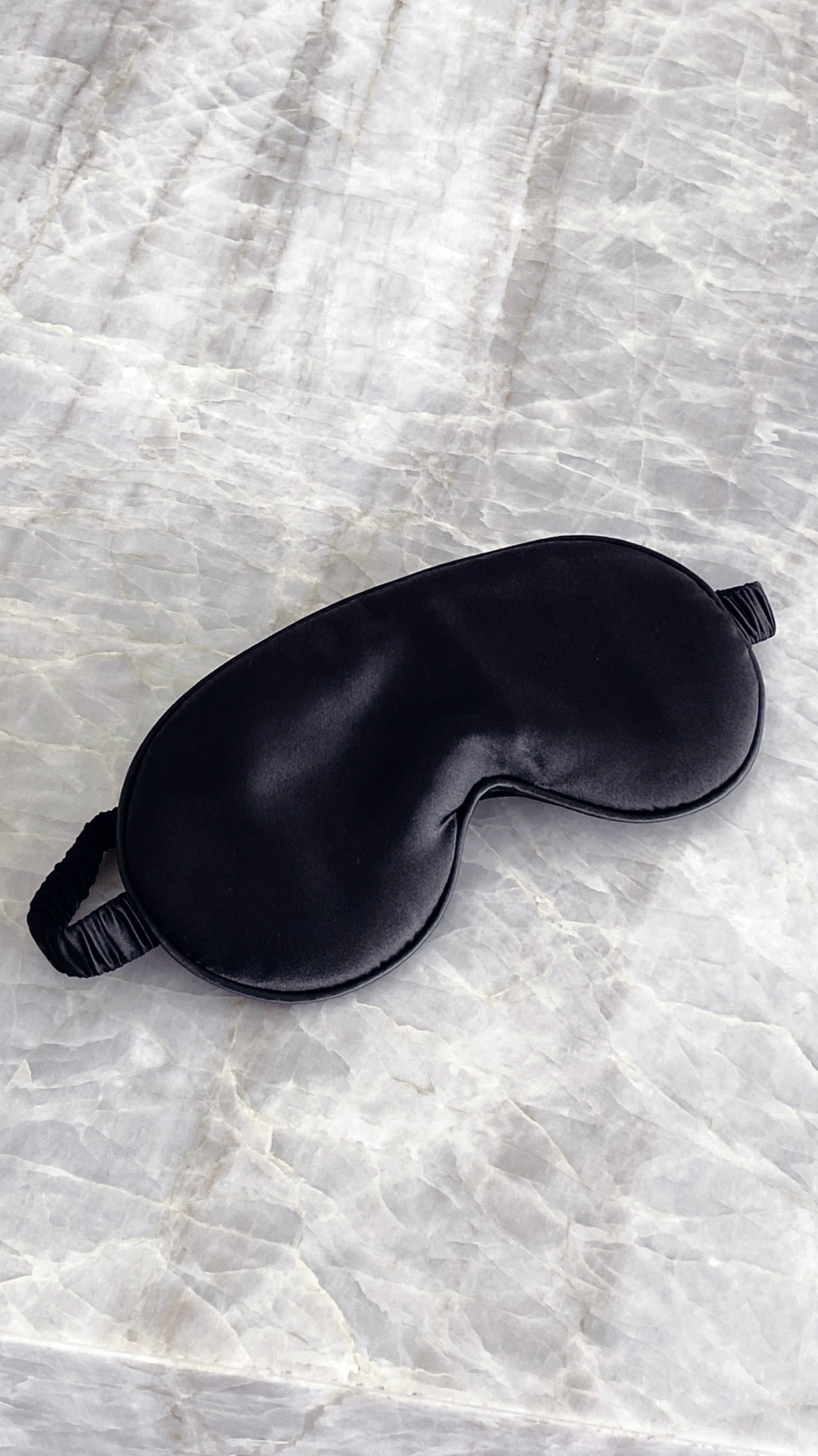 Cassi Silky Eye Mask - Black-Sunshines Bliss
