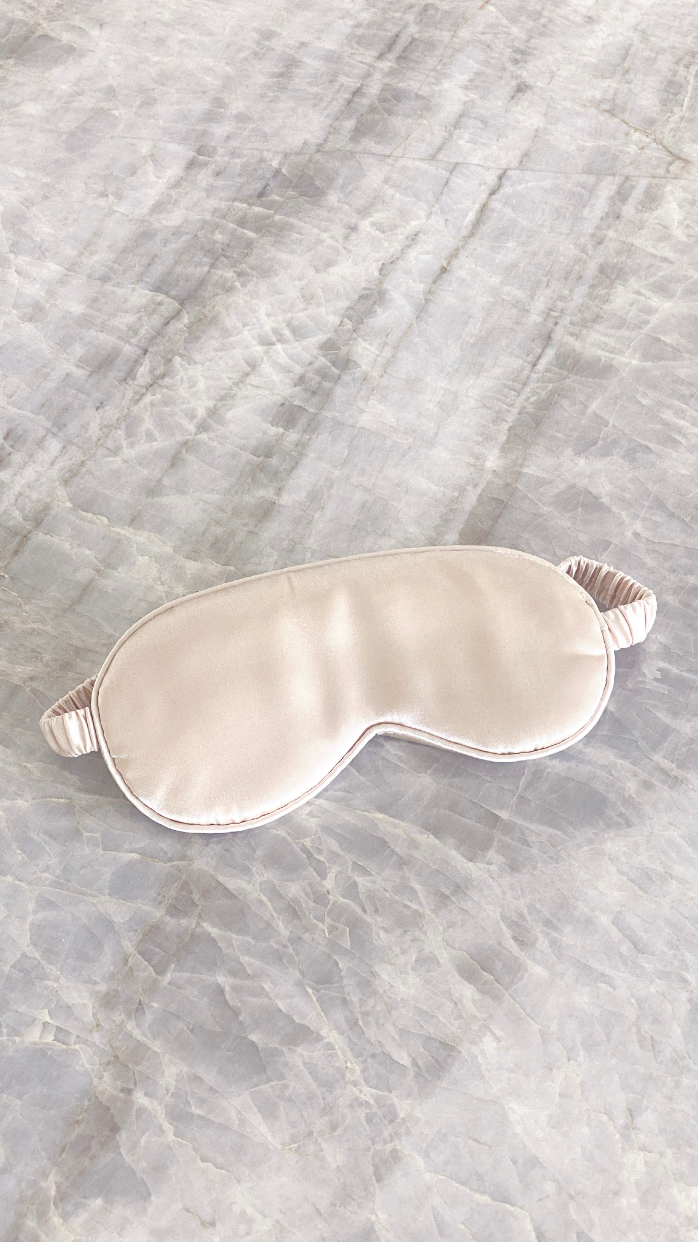 Cassi Silk Eye Mask - Champagne-Sunshines Bliss
