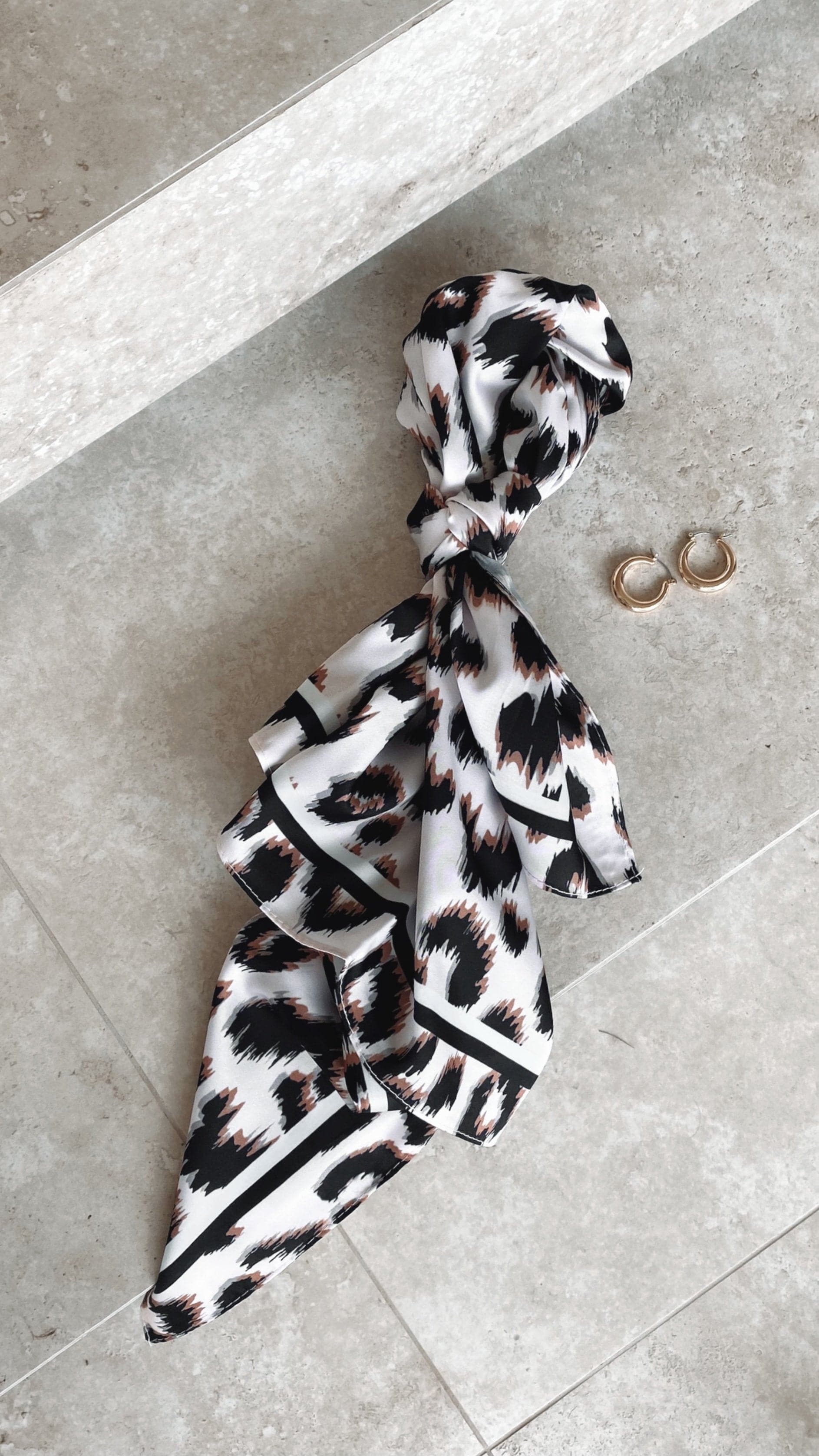 Run To Paradise Headscarf - Leopard-Sunshines Bliss