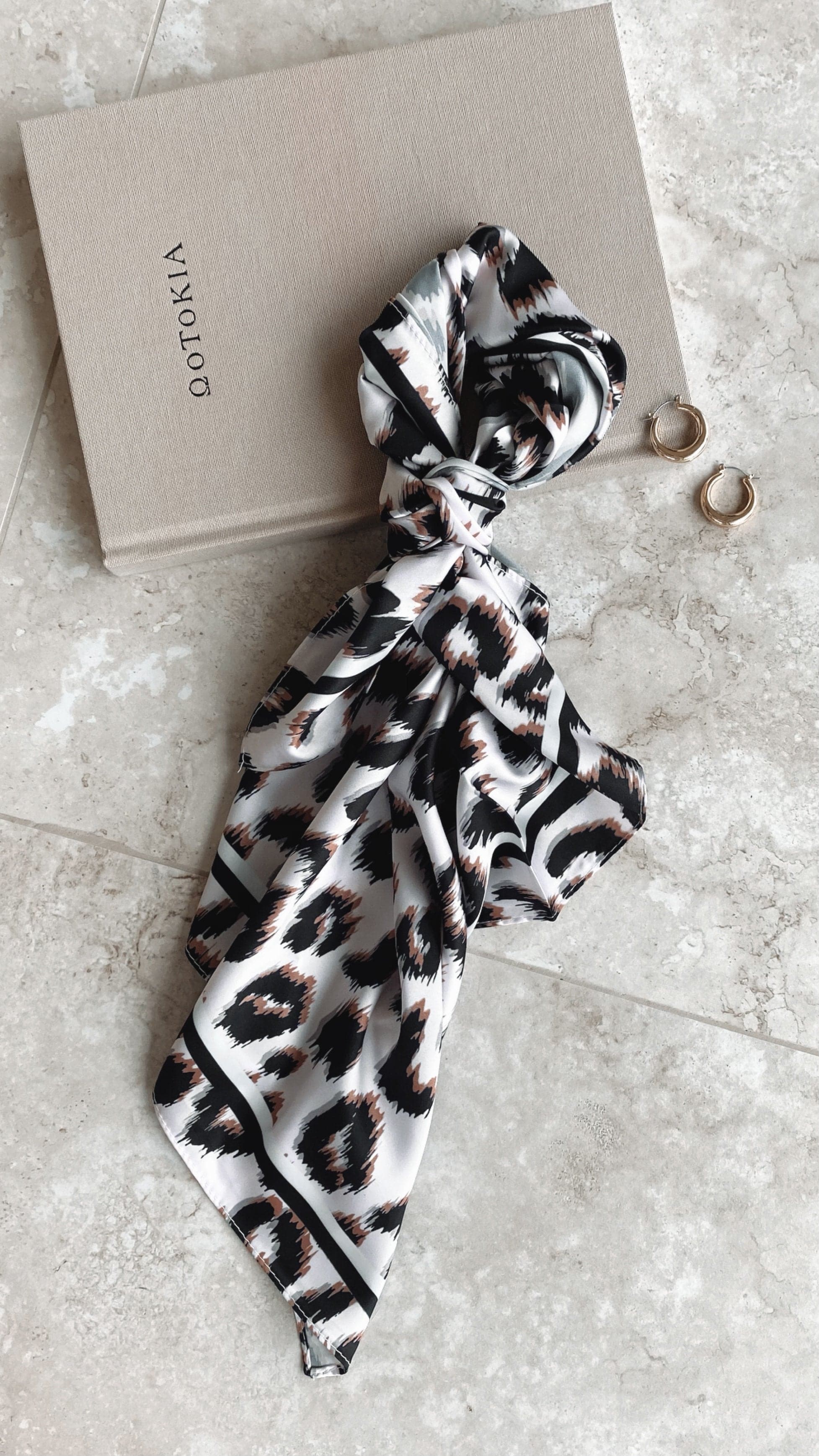 Run To Paradise Headscarf - Leopard-Sunshines Bliss