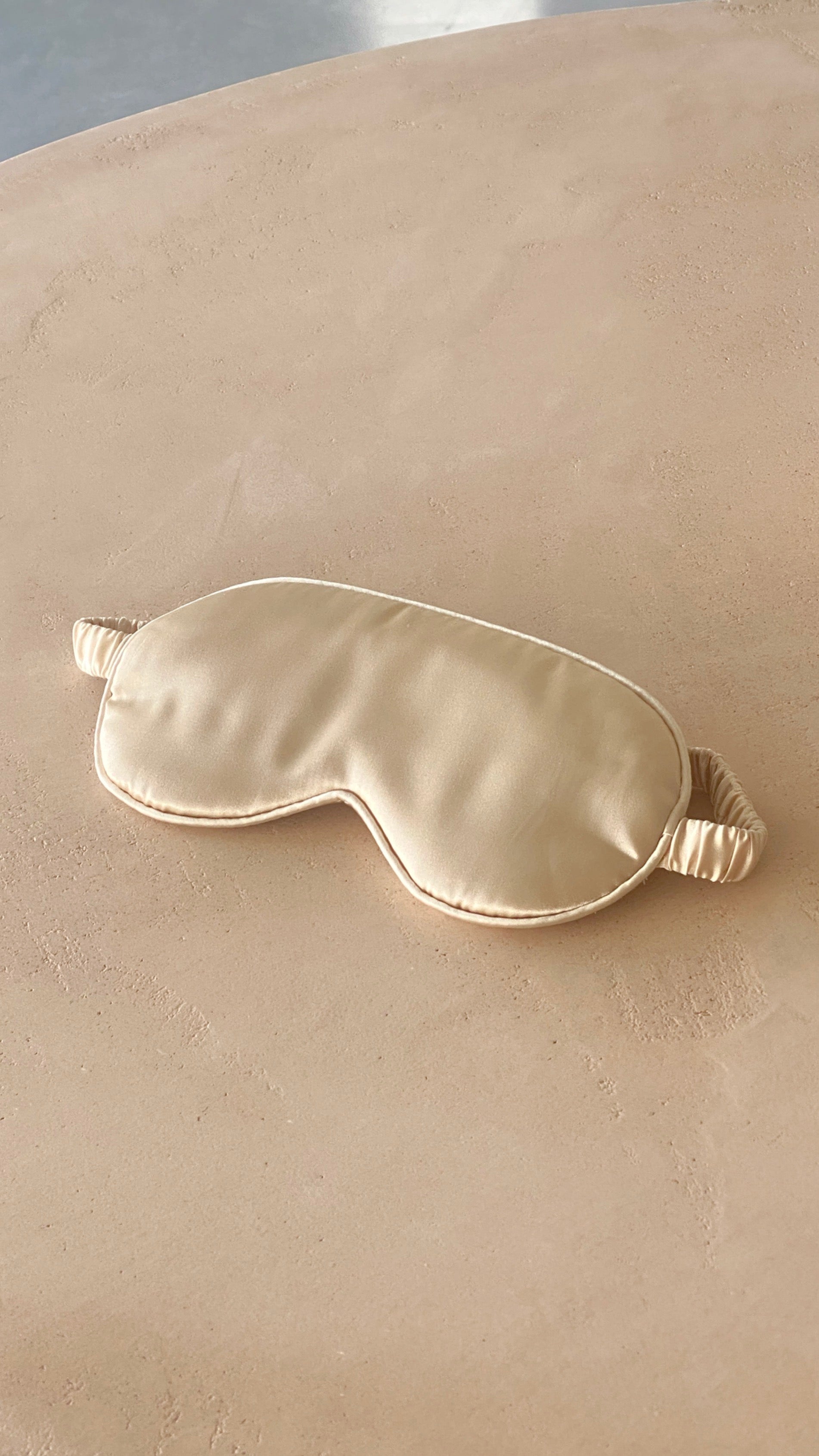 Cassi Silk Eye Mask - Champagne-Sunshines Bliss