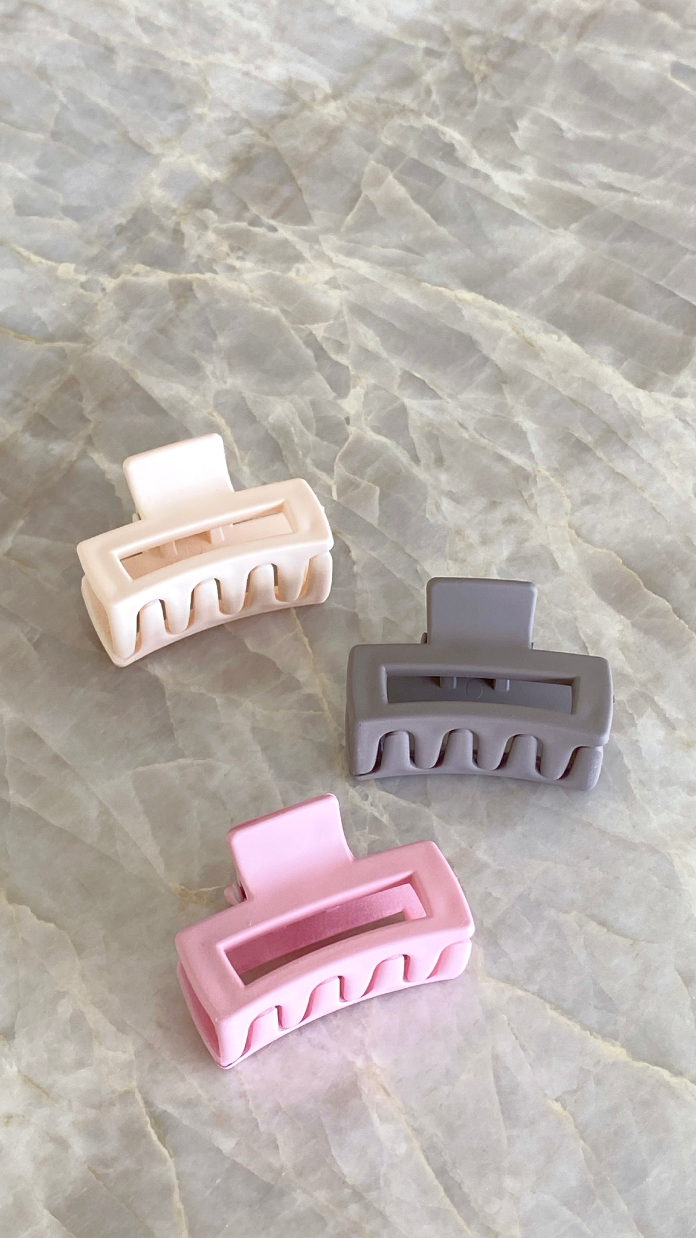 Sams Mini Claw Clip 3 Pack - Neapolitan-Sunshines Bliss