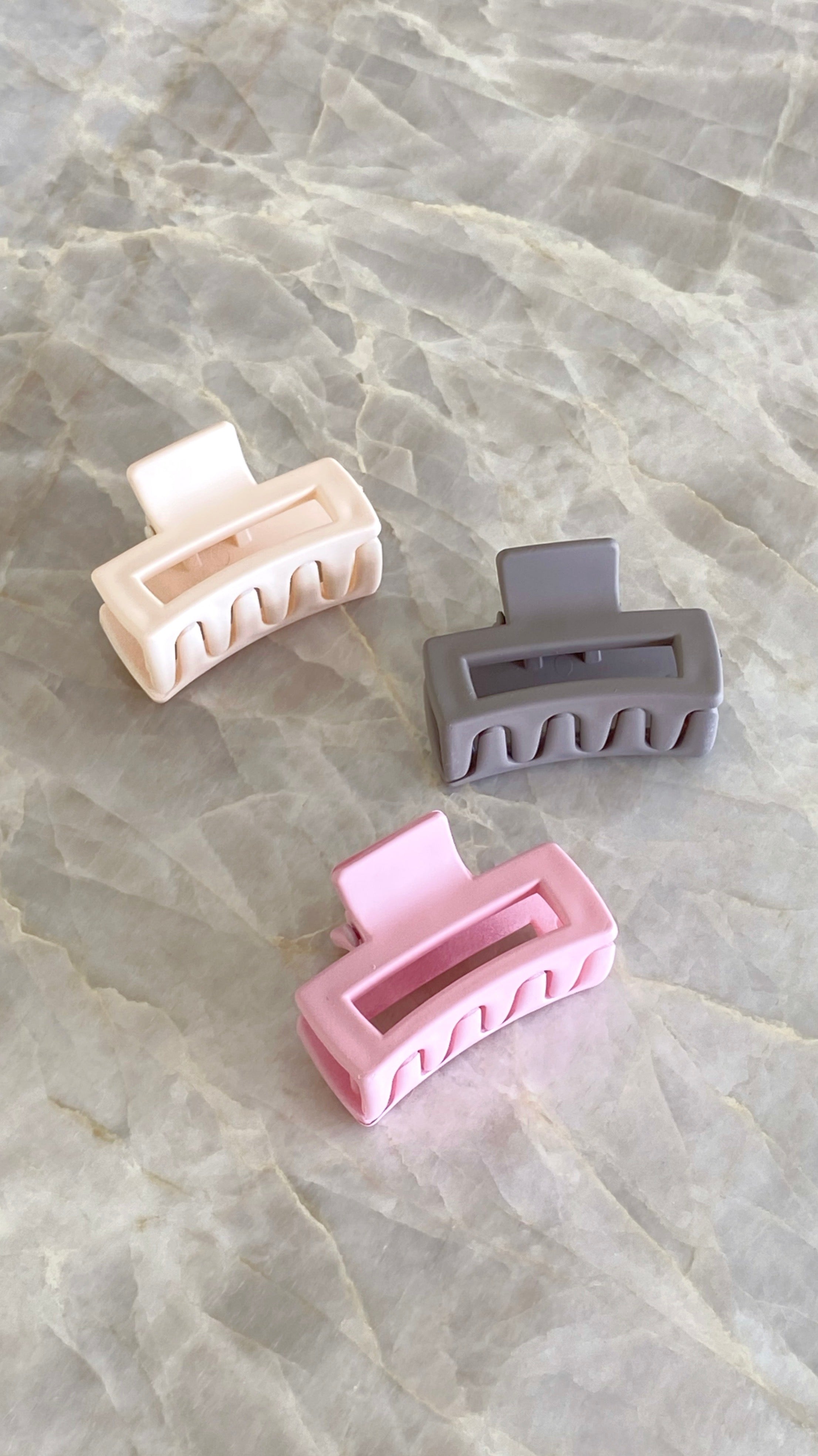 Sams Mini Claw Clip 3 Pack - Neapolitan-Sunshines Bliss