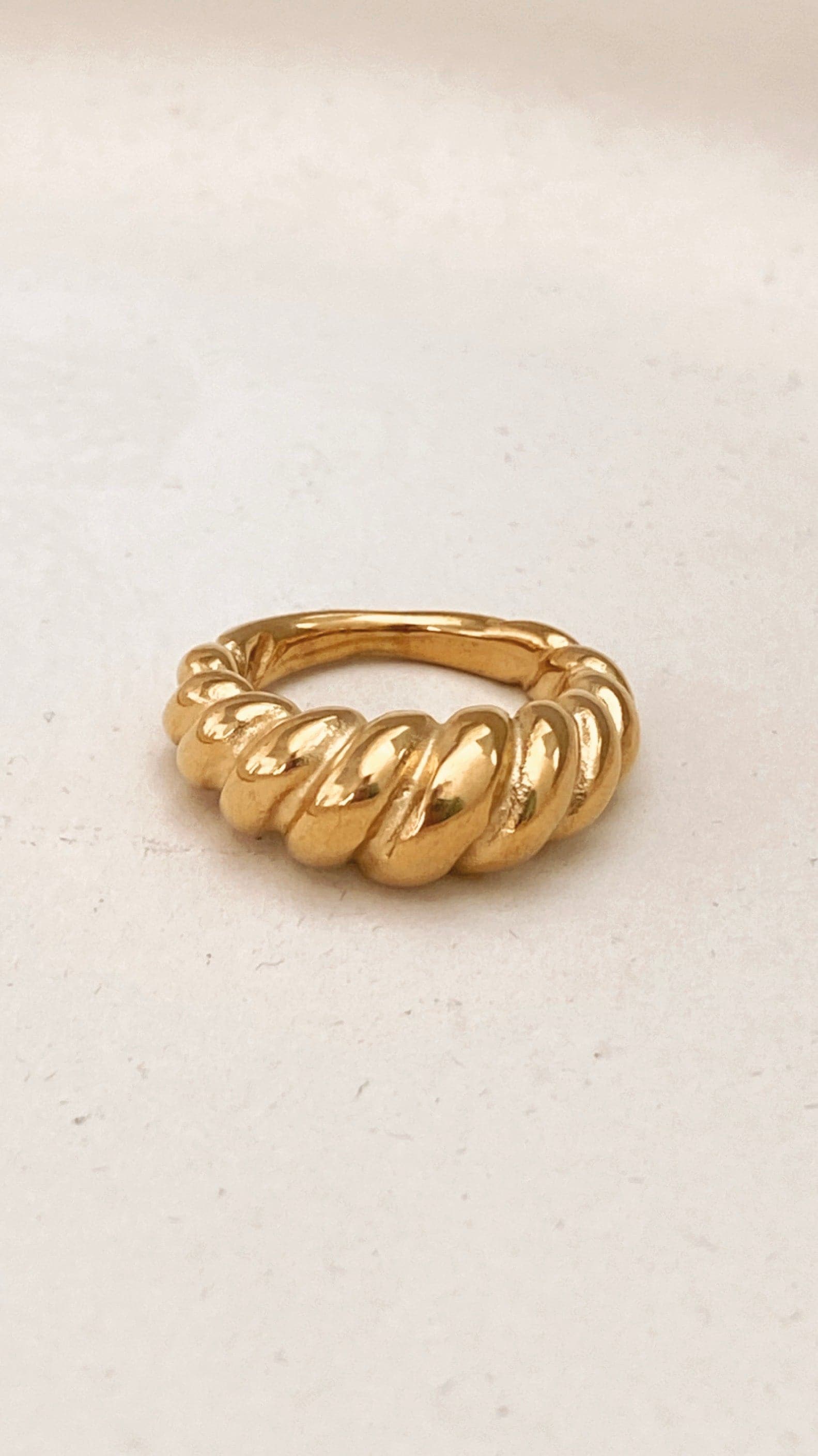Croissant Ring - Gold-Sunshines Bliss