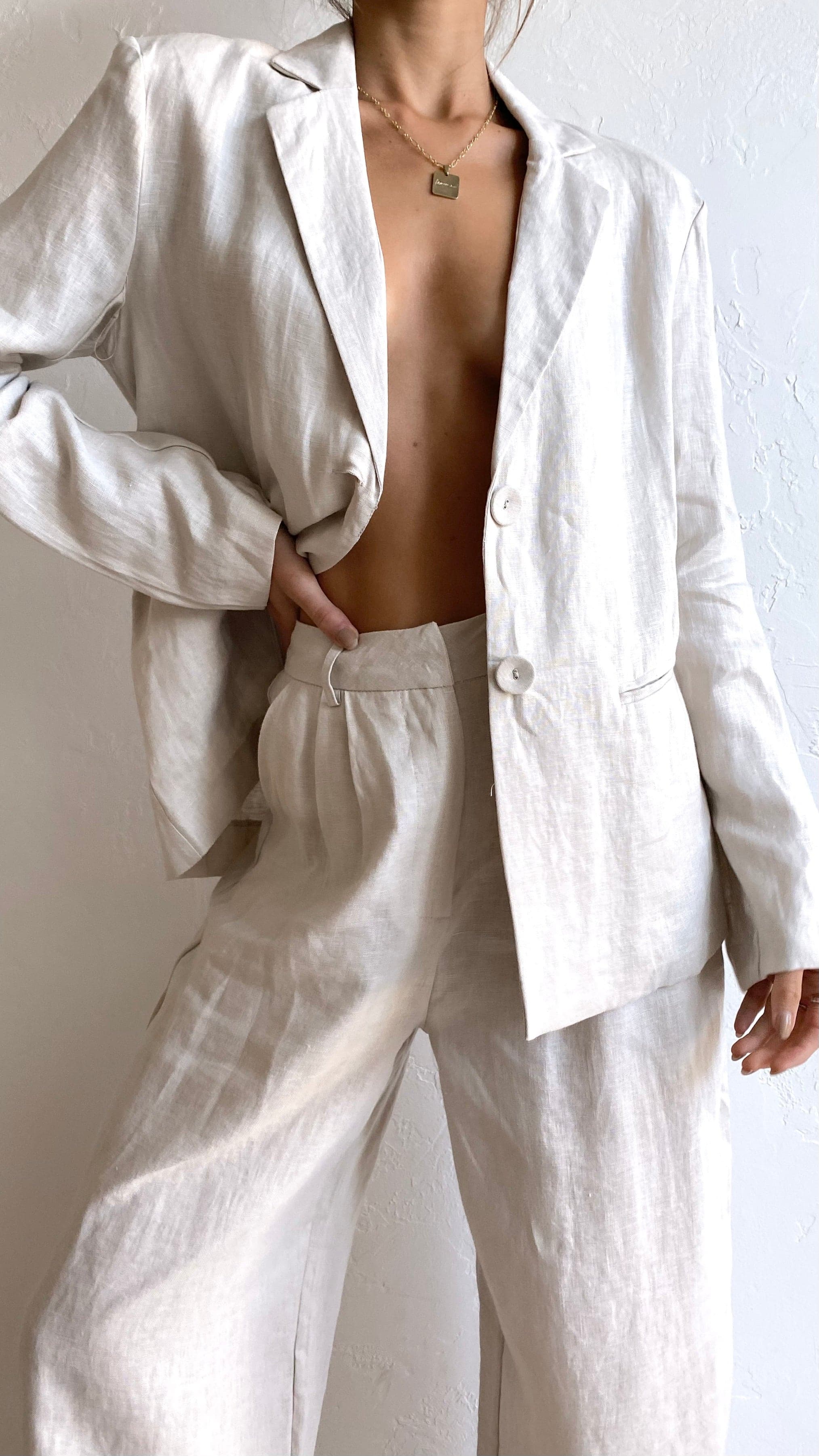 Tillie Pants - Oatmeal-Sunshines Bliss