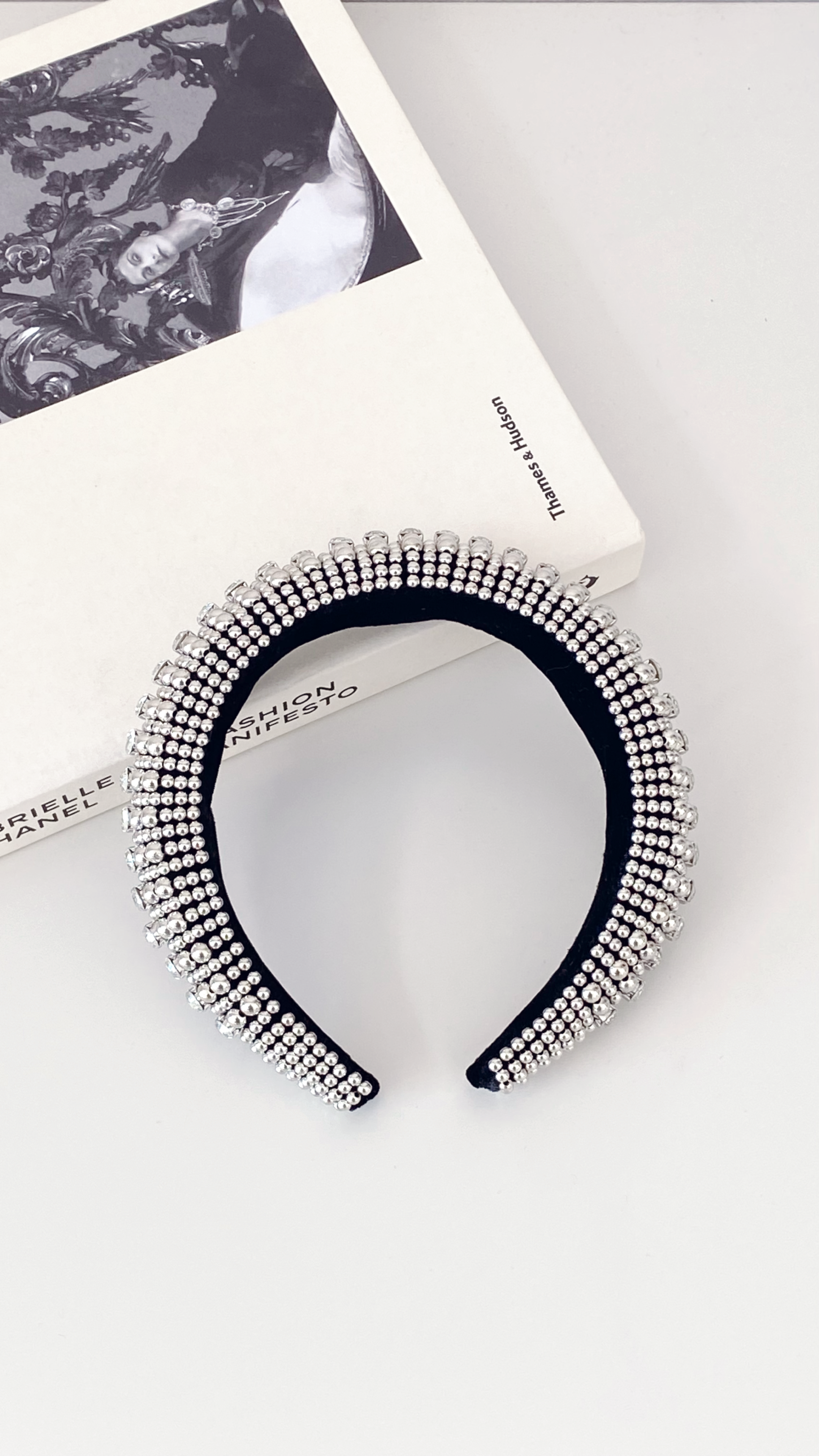 Eilish Crystal Headpiece - Silver-Sunshines Bliss