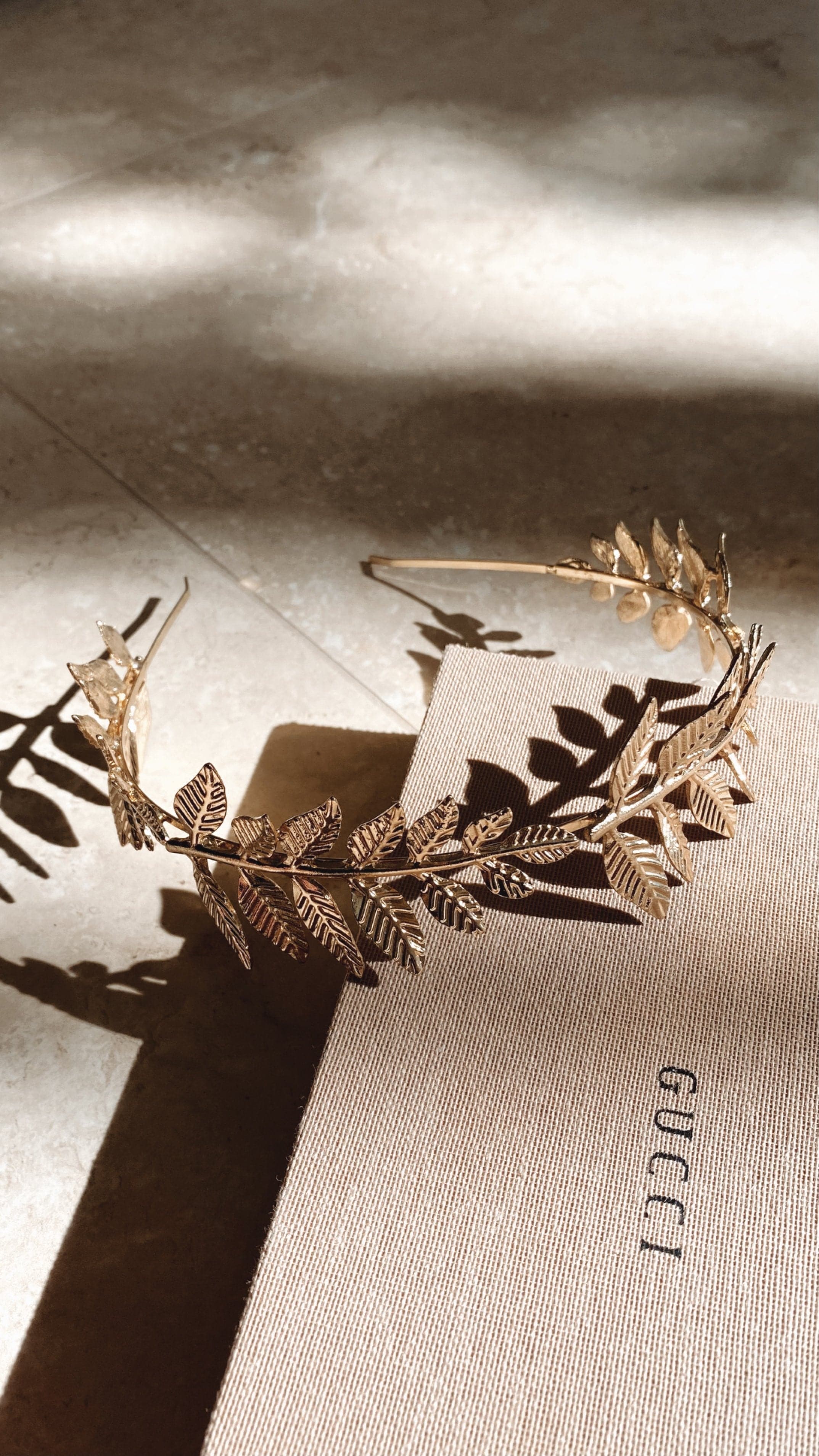 Hera Laurel Headband - Gold-Sunshines Bliss