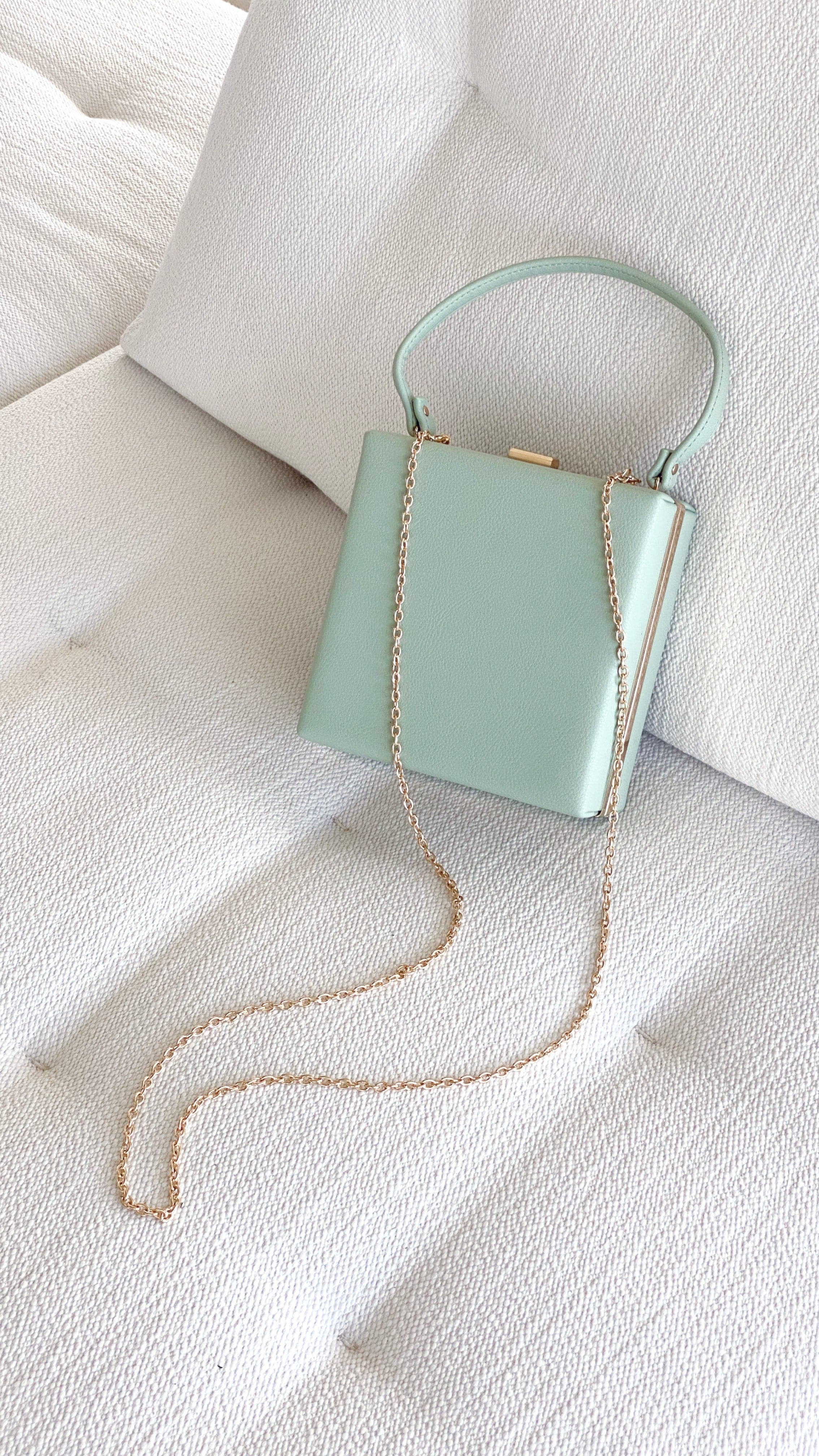 Nikita Top Handle Bag - Mint-Sunshines Bliss