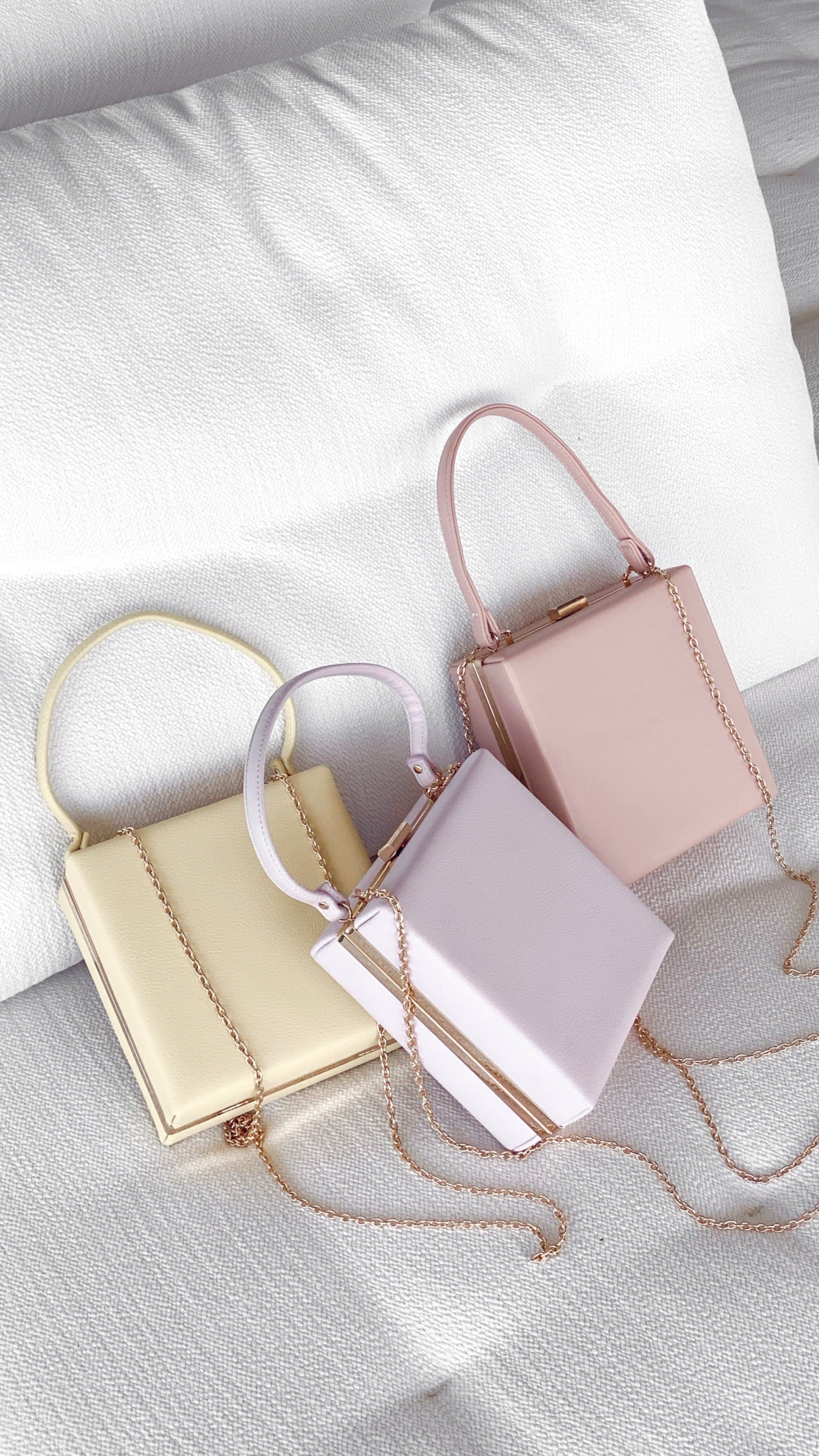 Nikita Top Handle Bag - Dusty Pink-Sunshines Bliss