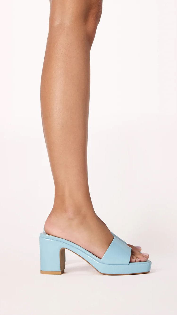 Indya Heel - Powder Blue Patent-Sunshines Bliss