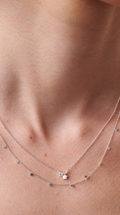 Sofia Necklace - Silver-Sunshines Bliss
