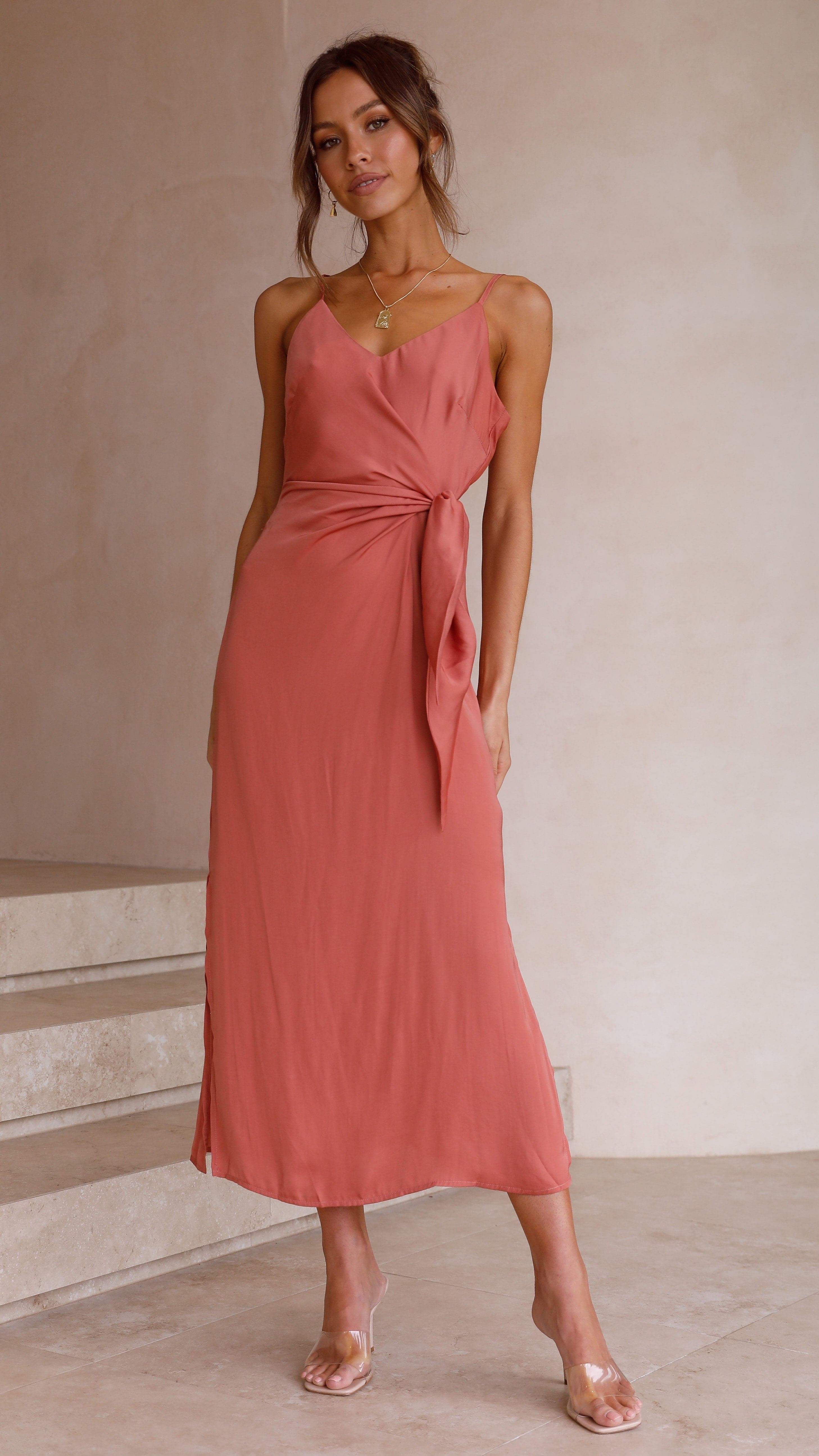 Kensington Dress - Baked Rose-Sunshines Bliss