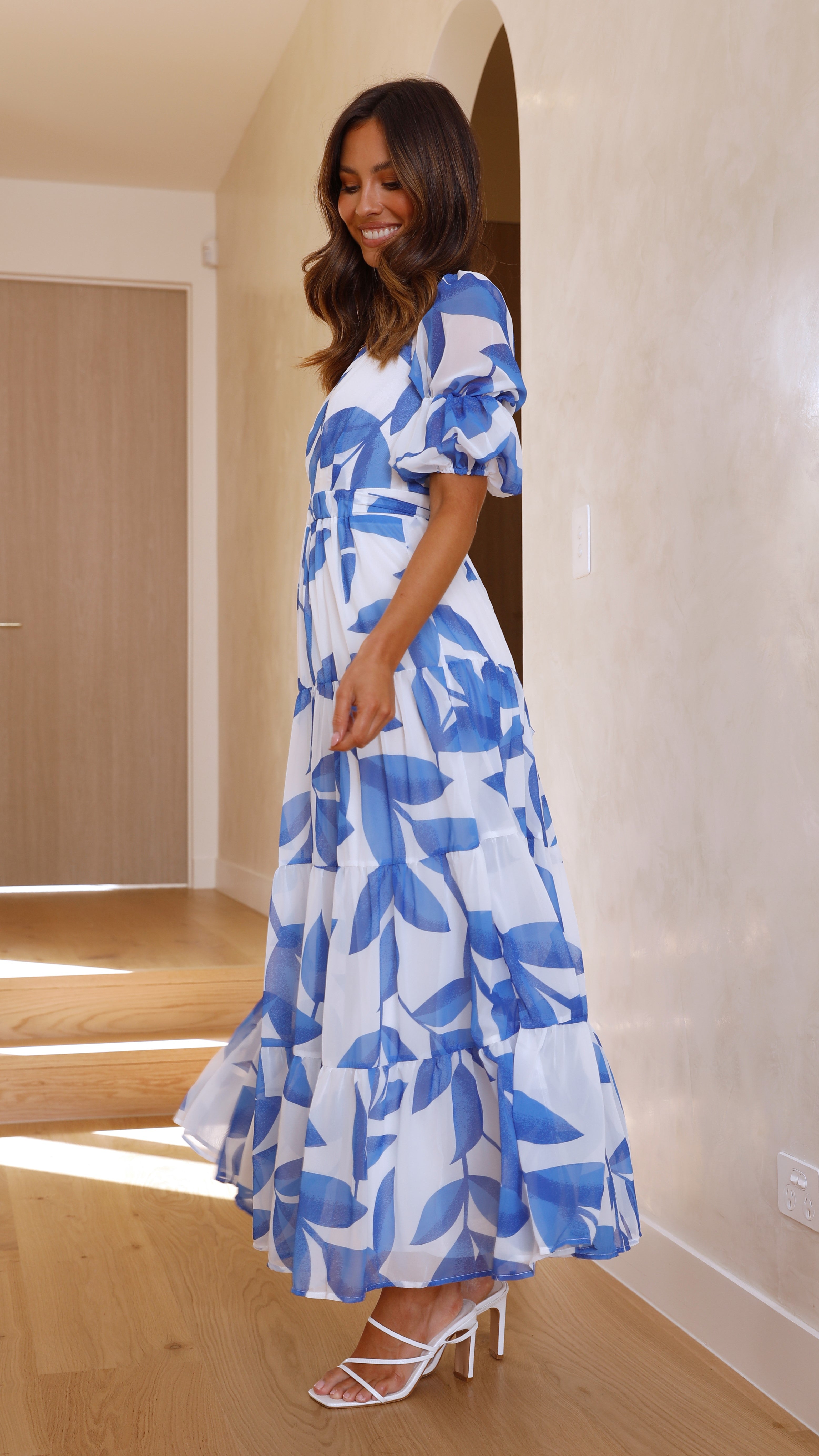 Peneople Midi Dress - Blue-Sunshines Bliss