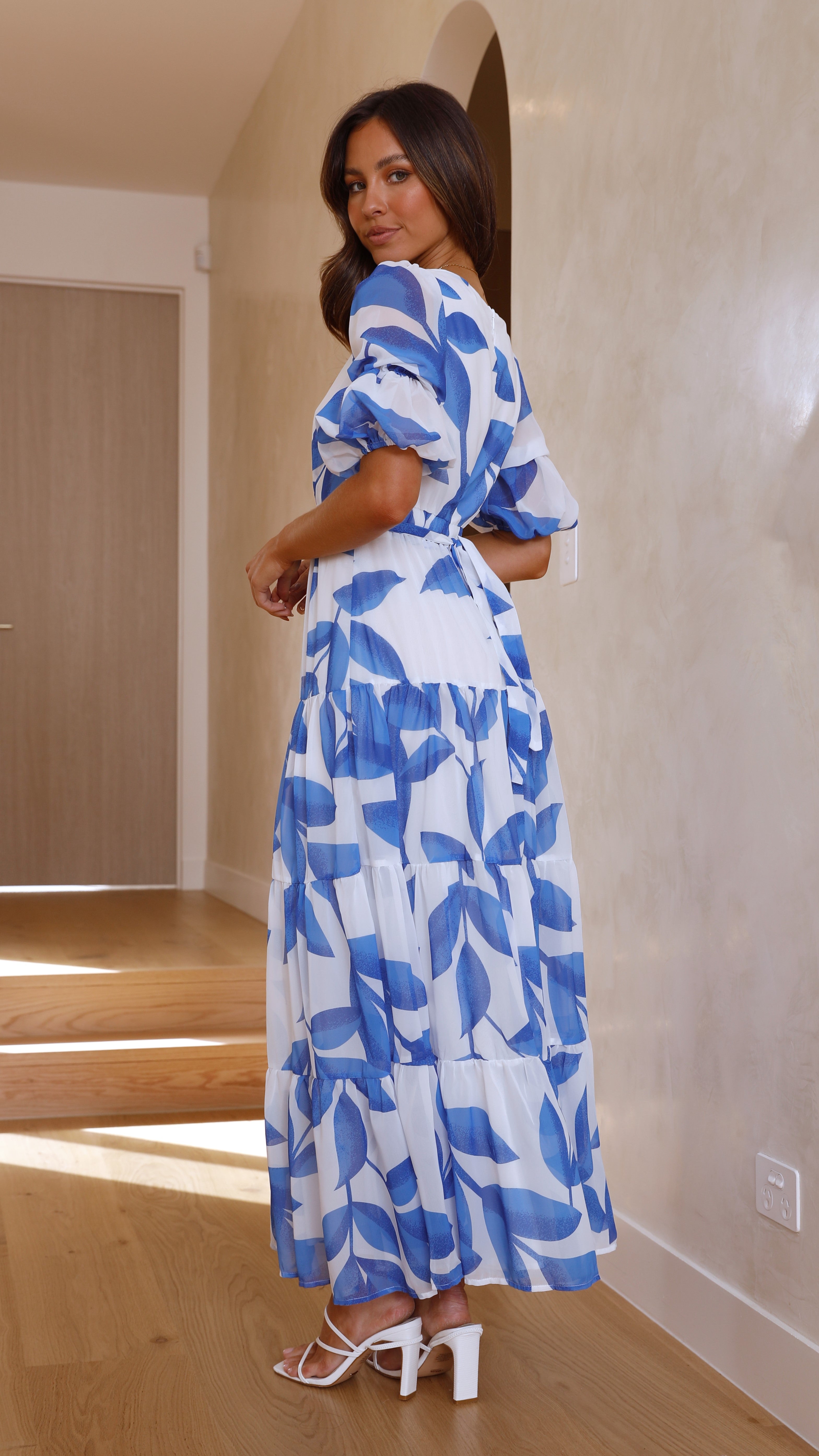 Peneople Midi Dress - Blue-Sunshines Bliss