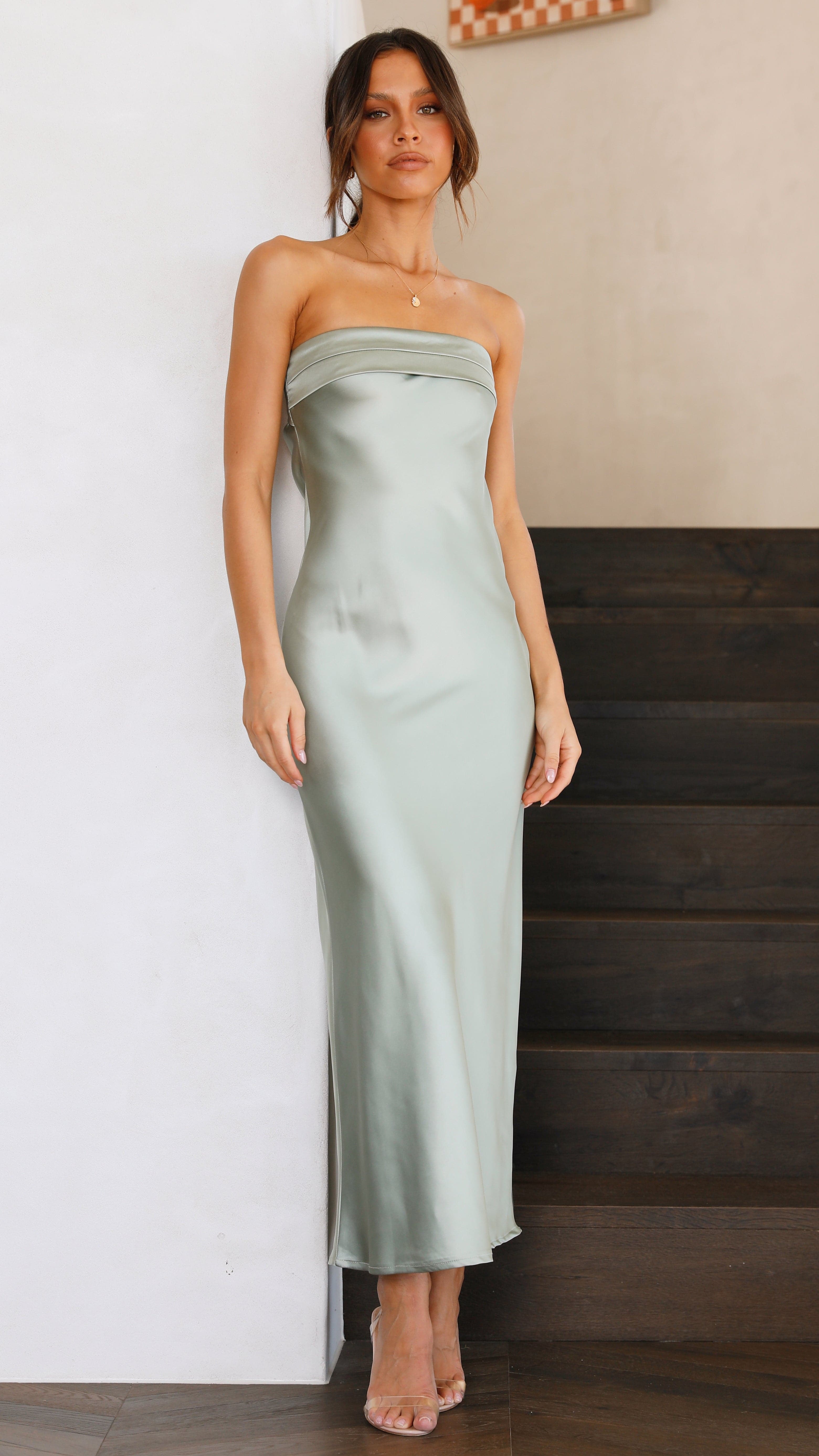 Miya Maxi Dress - Sage-Sunshines Bliss