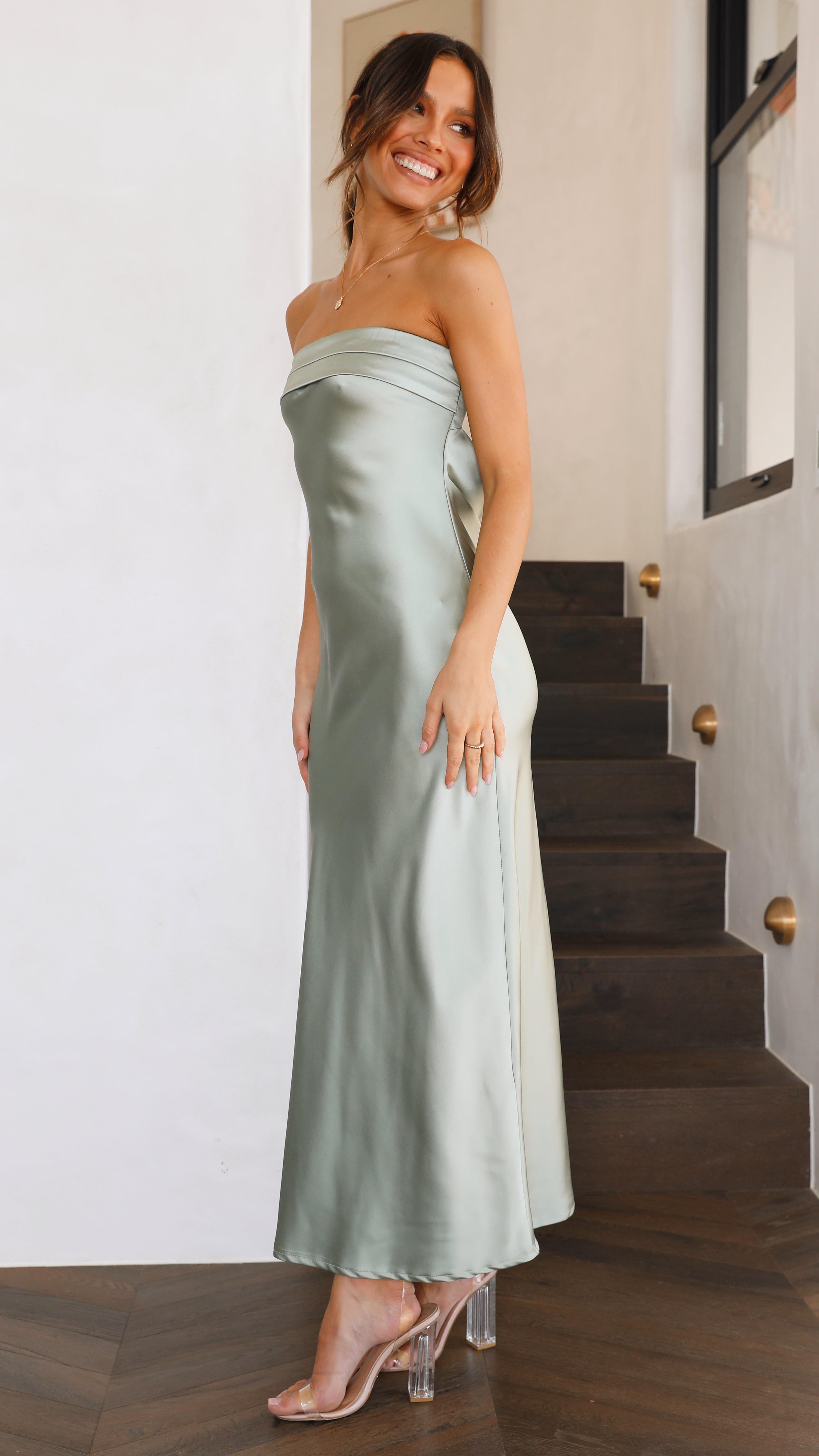 Miya Maxi Dress - Sage-Sunshines Bliss