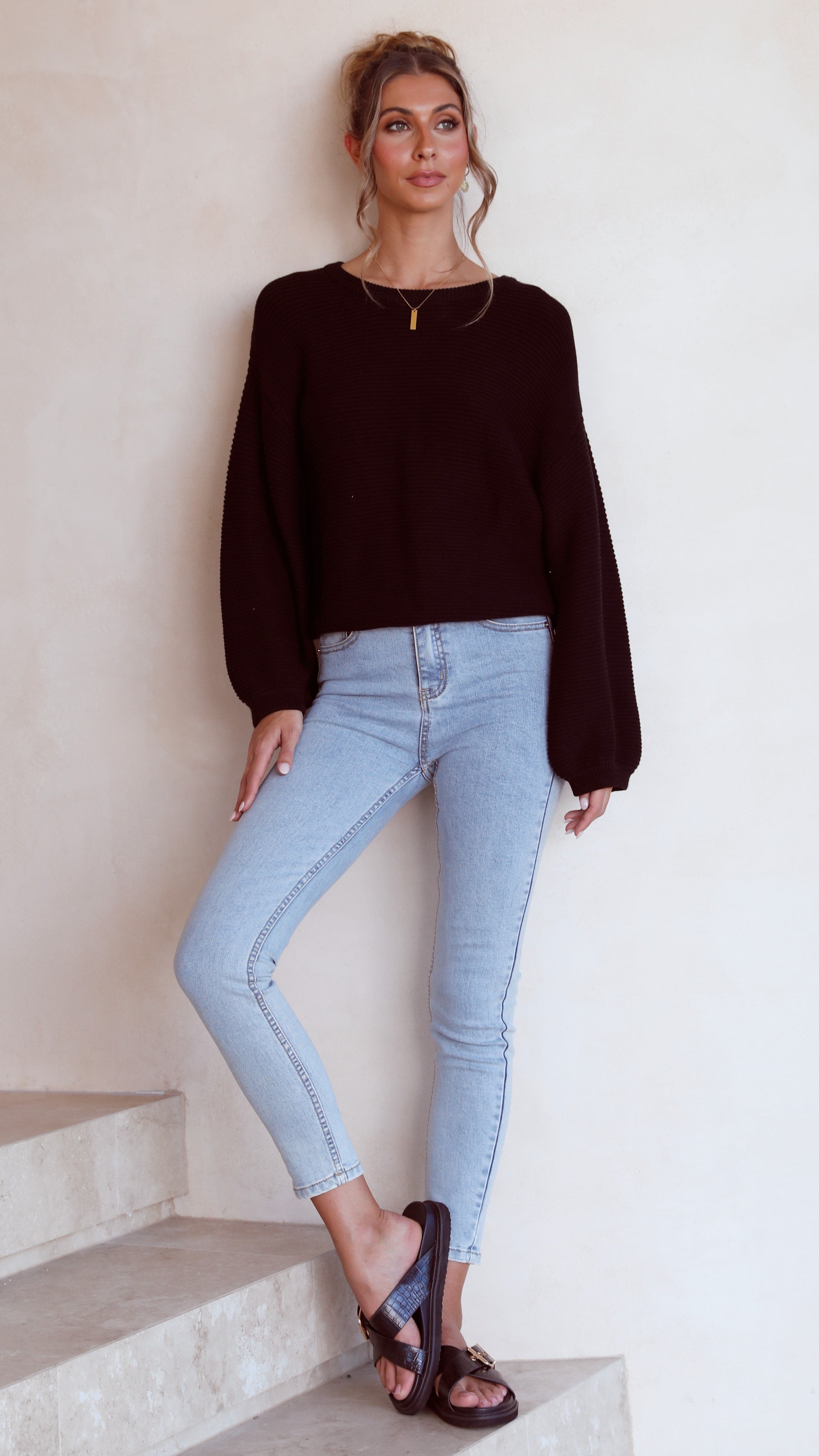 Carmel Knit - Black-Sunshines Bliss