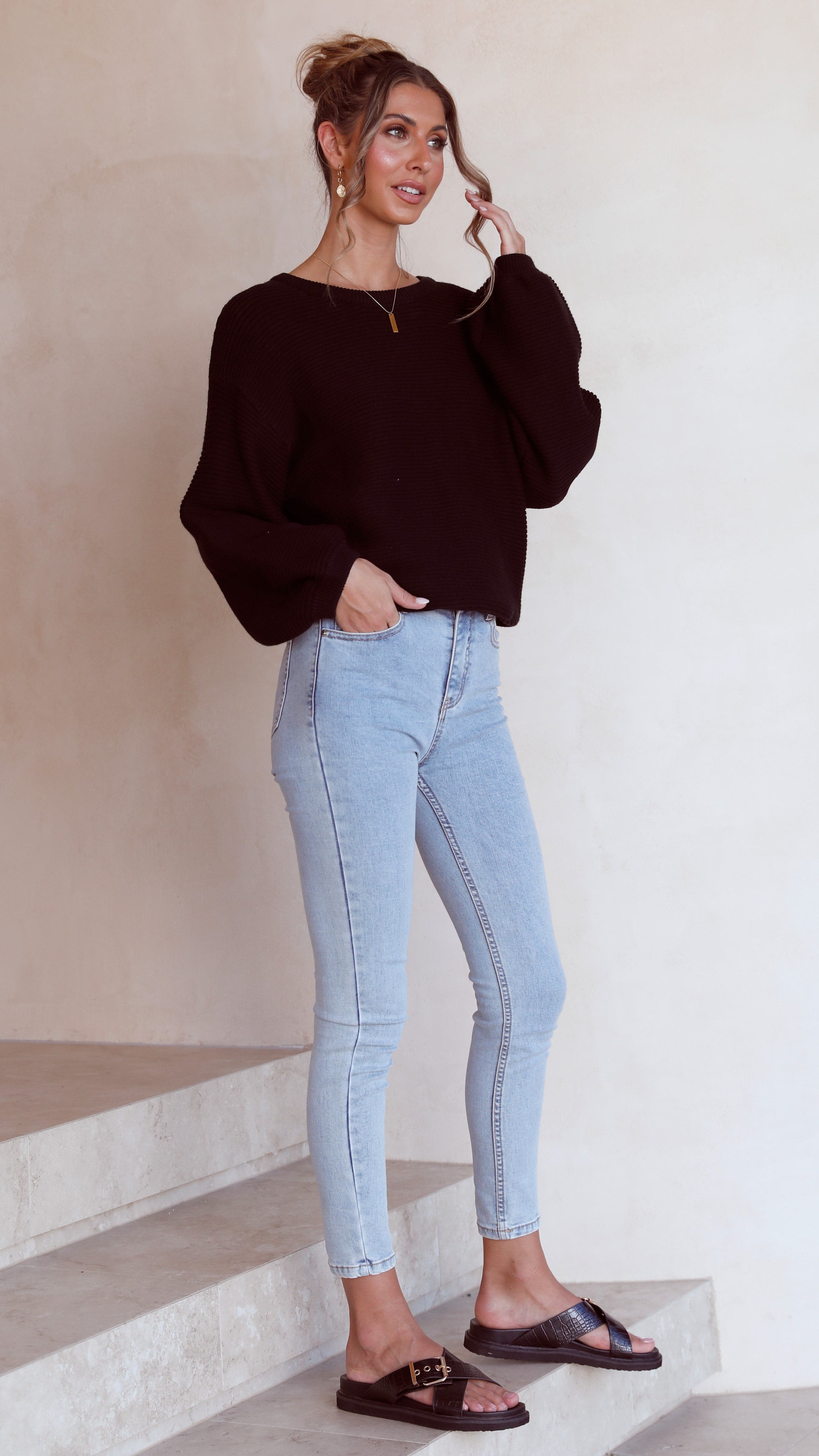 Carmel Knit - Black-Sunshines Bliss