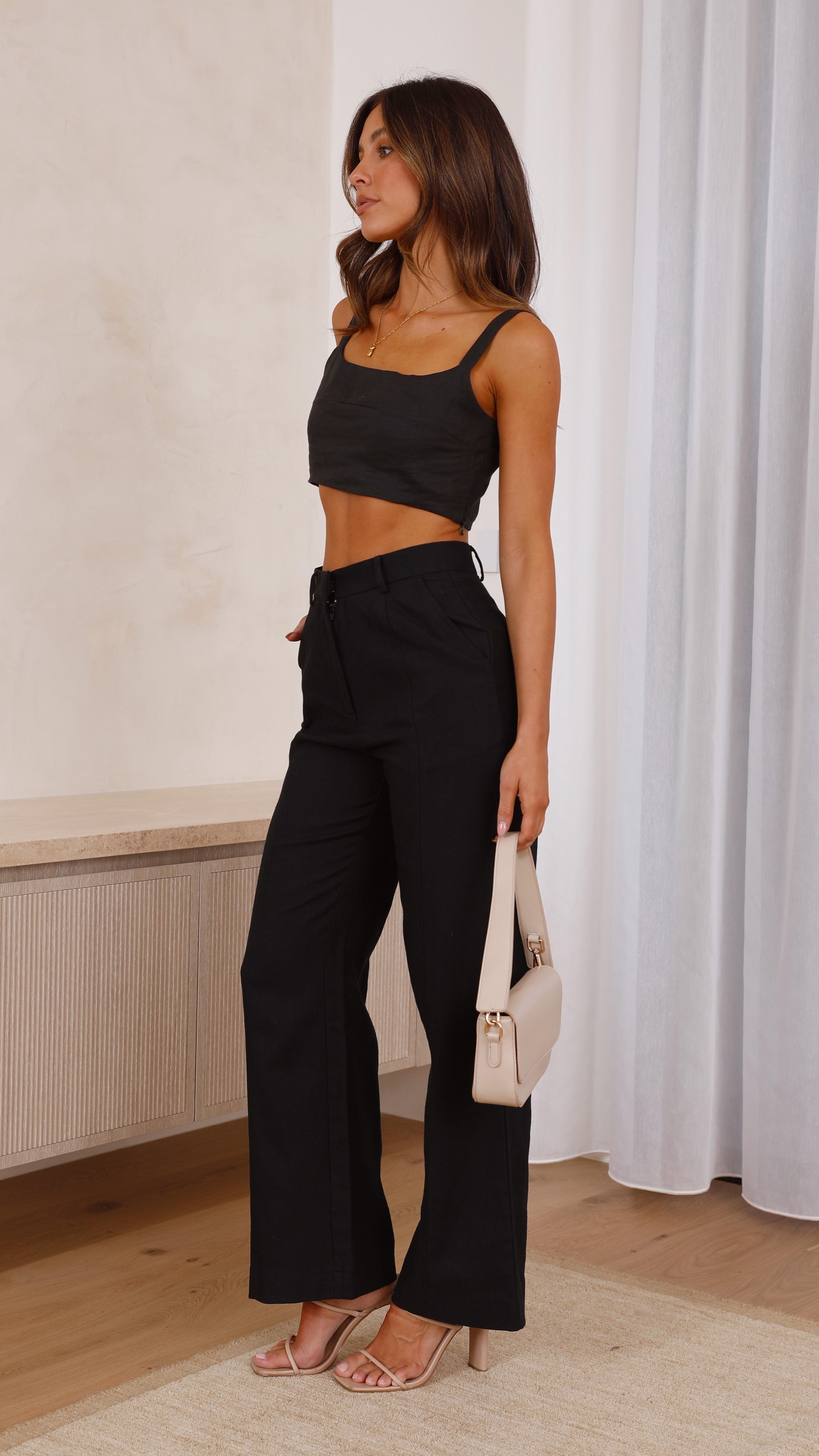 Elaini Pants - Black-Sunshines Bliss