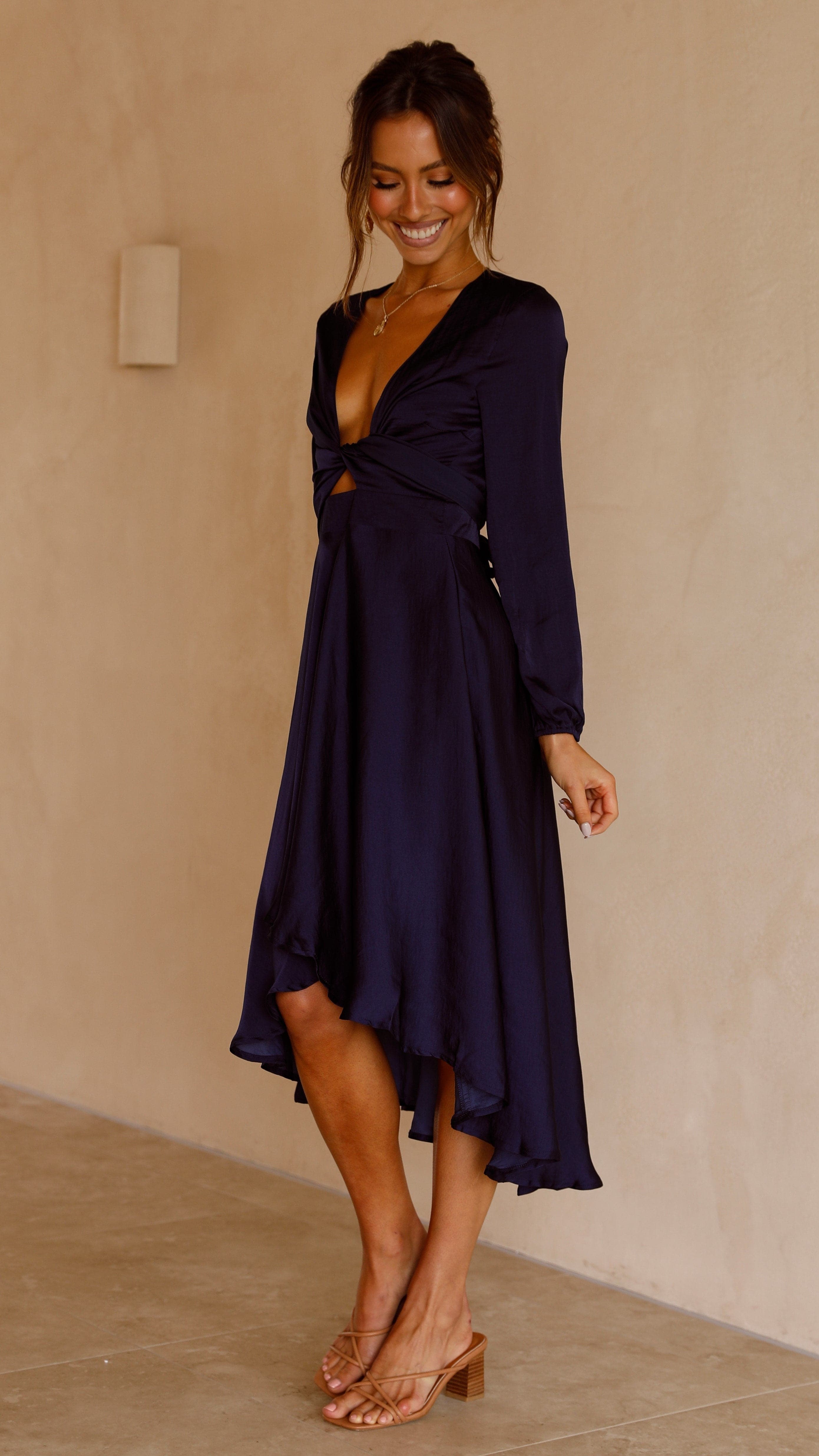 Starry Nights Dress - Navy-Sunshines Bliss