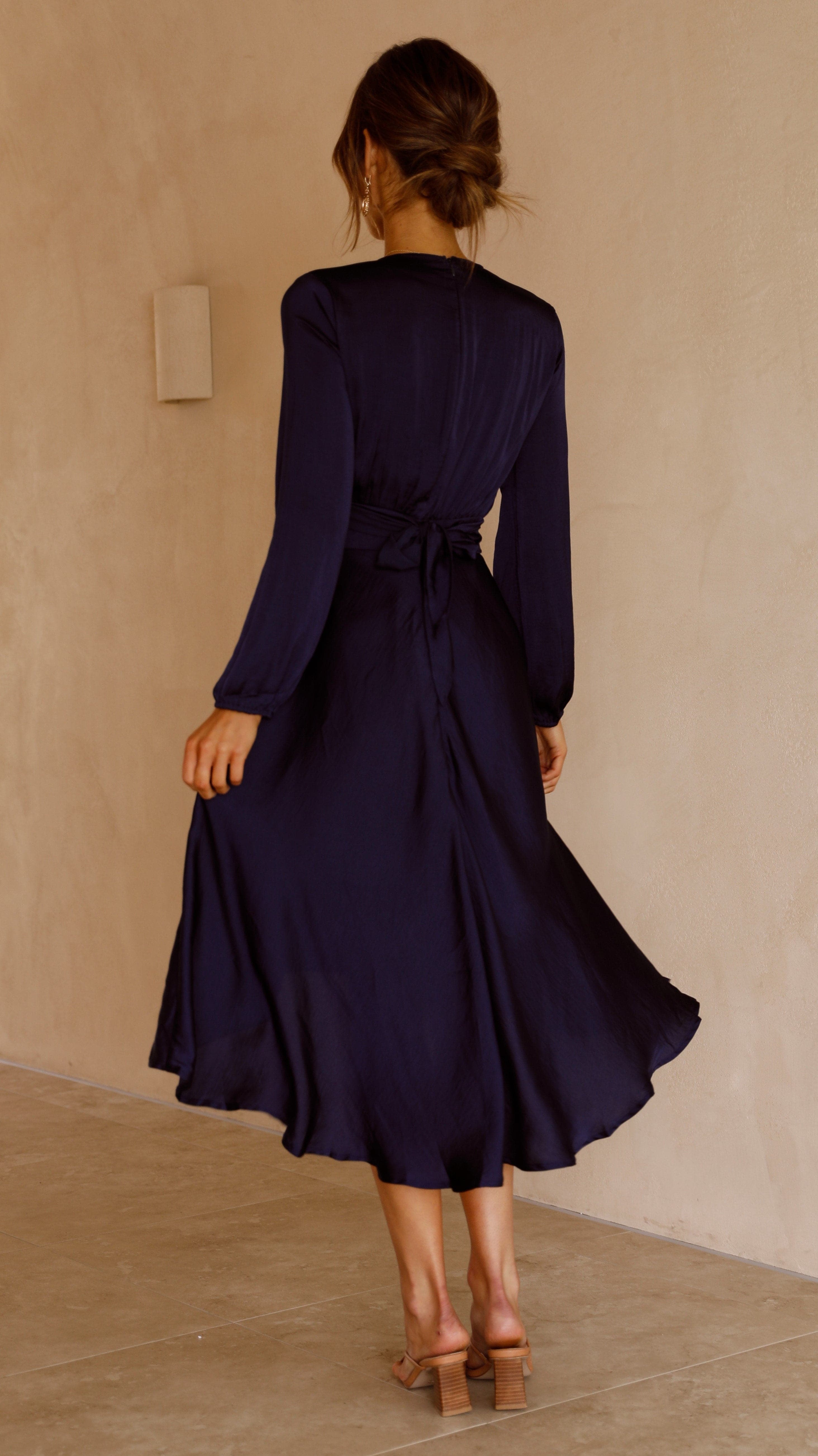 Starry Nights Dress - Navy-Sunshines Bliss