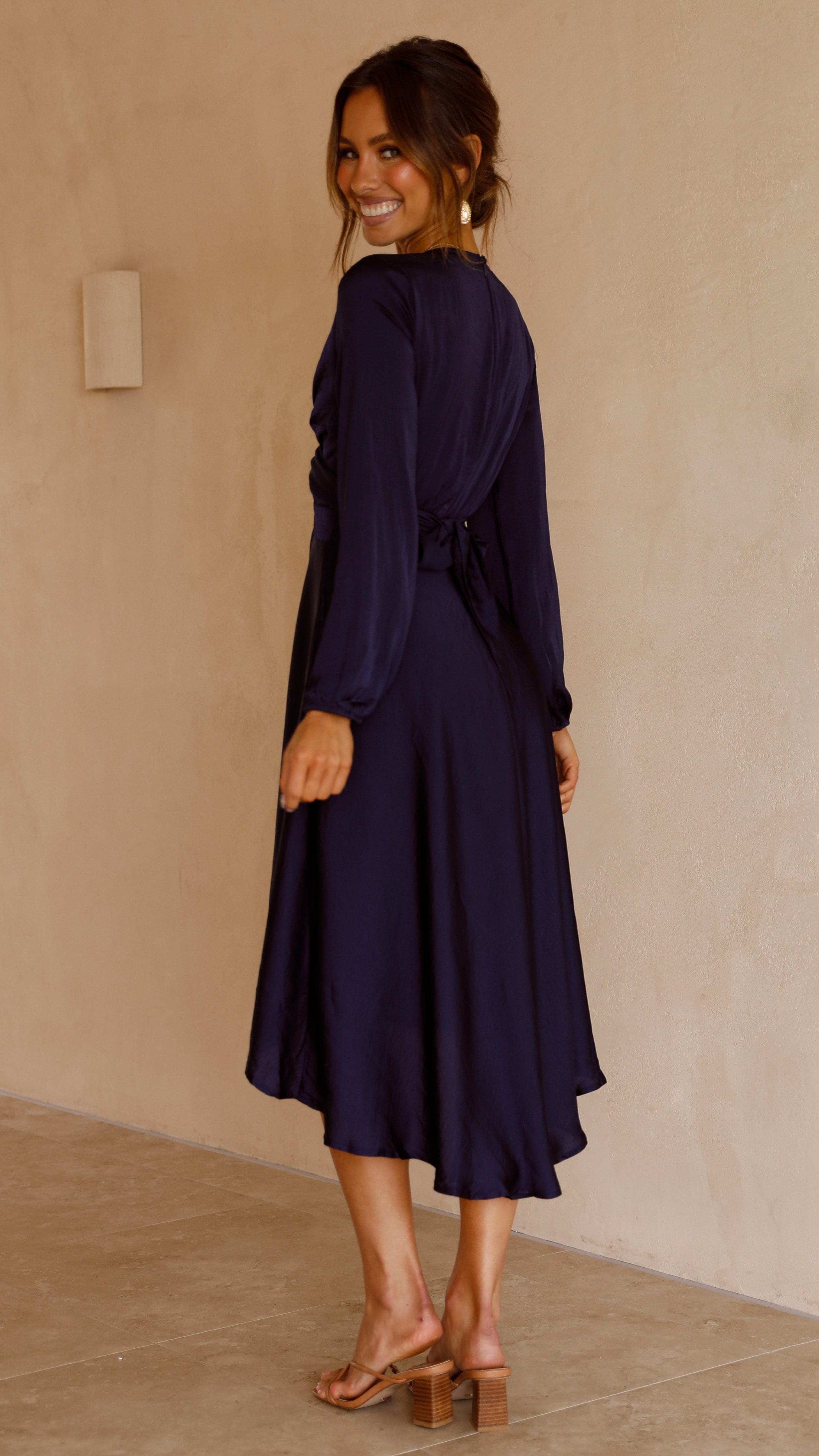 Starry Nights Dress - Navy-Sunshines Bliss