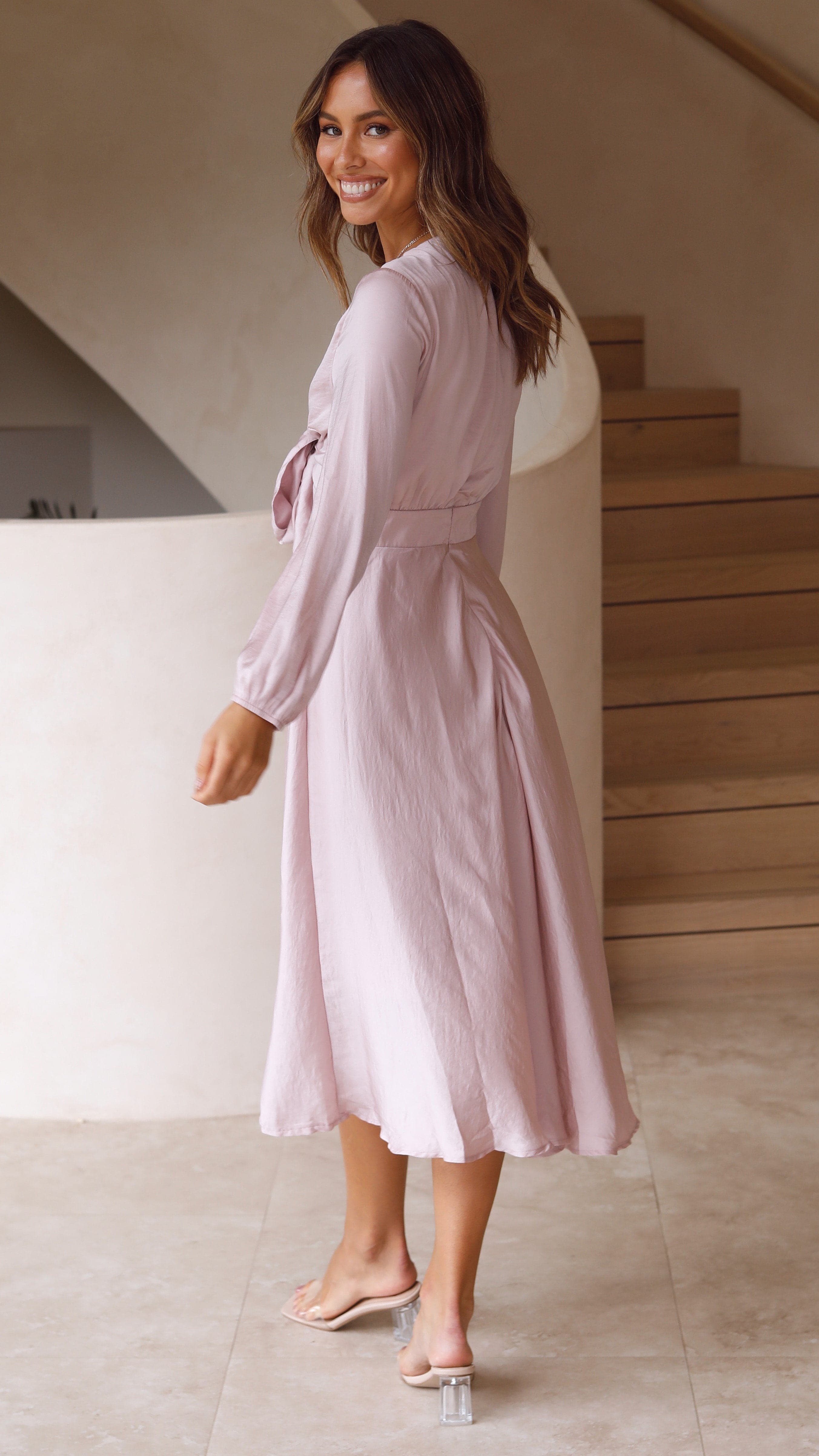 Starry Nights Dress - Blush-Sunshines Bliss