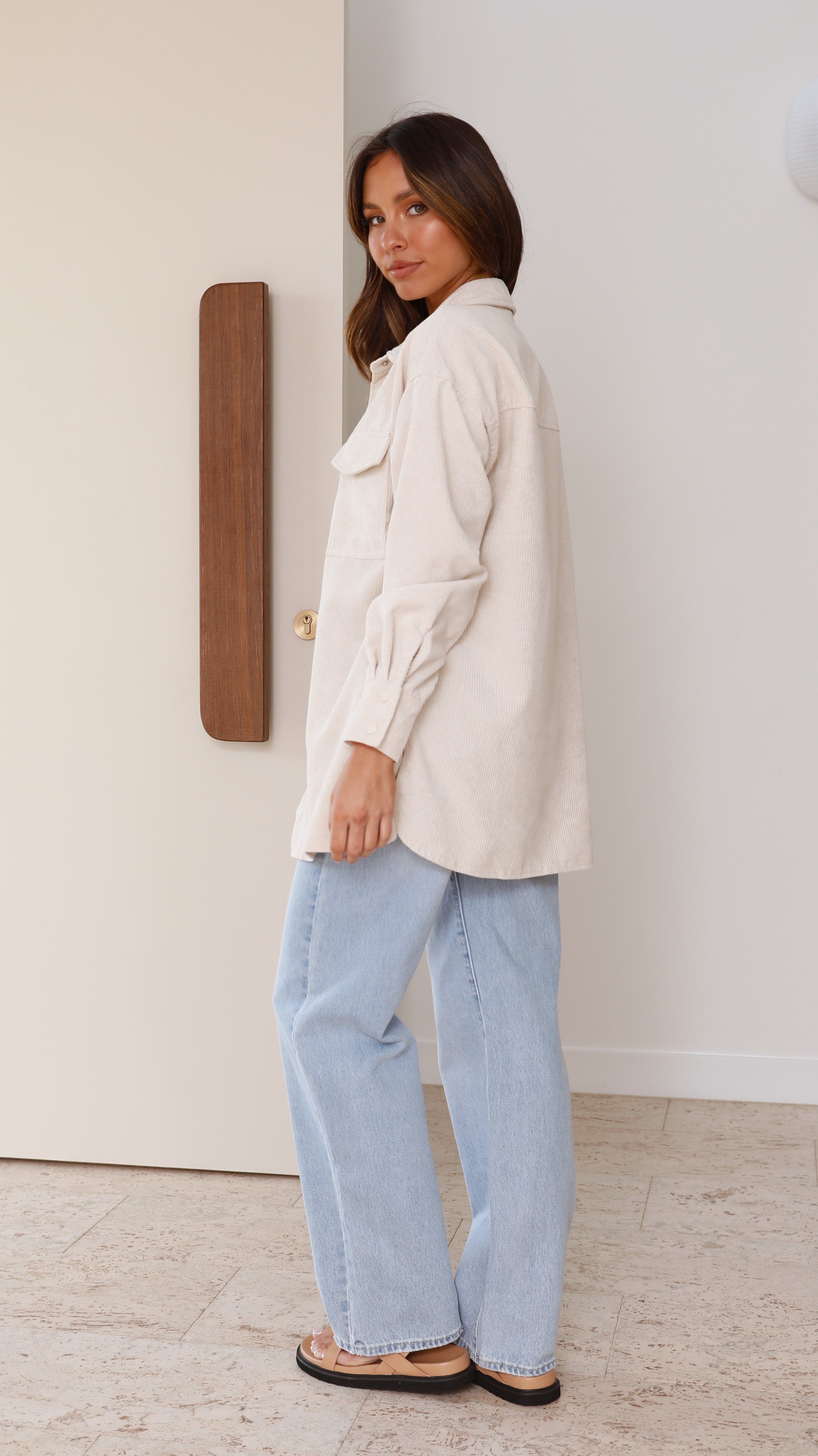 Jaren Jacket - Beige-Sunshines Bliss