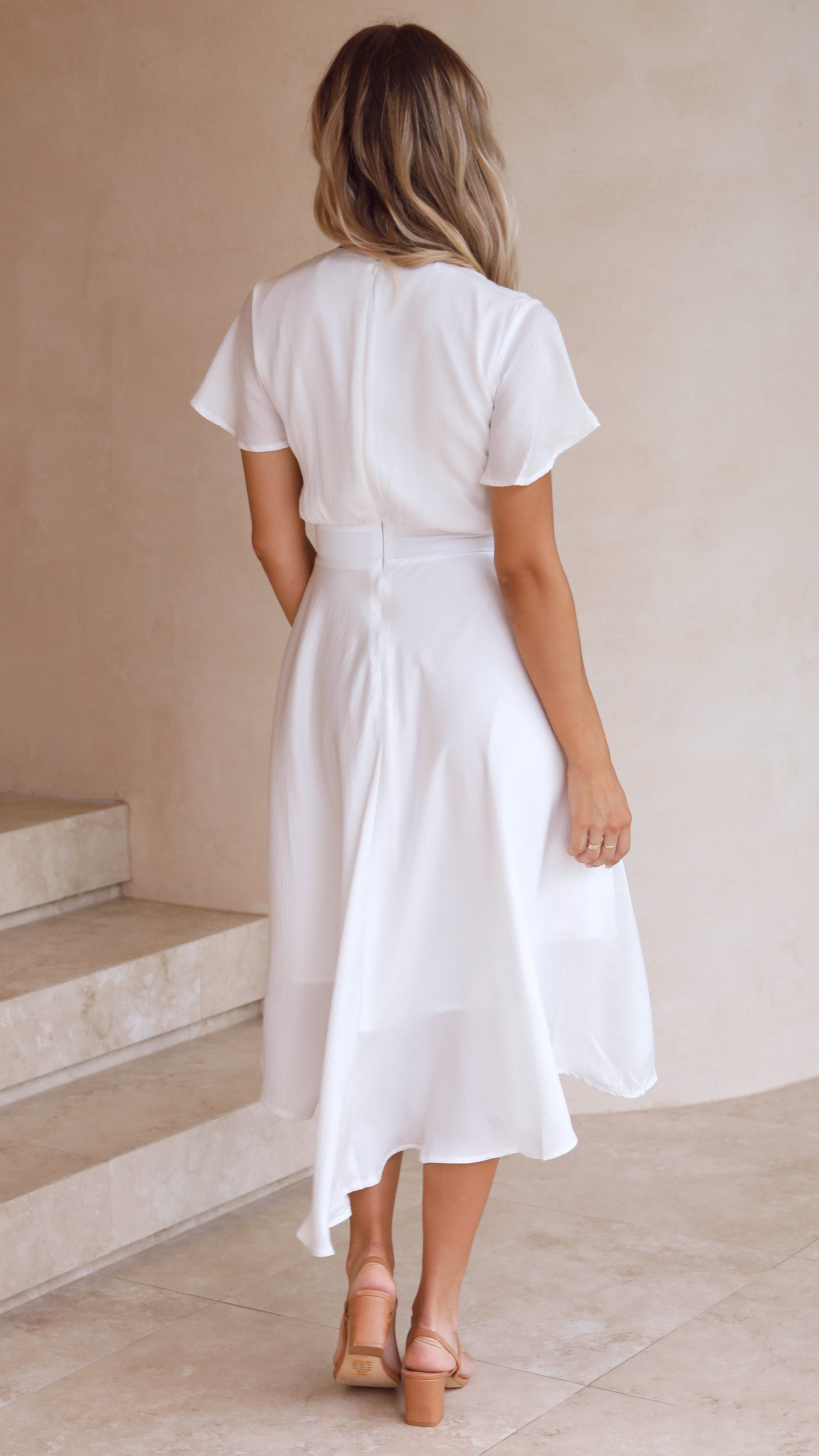 Sunny Daze Dress - White-Sunshines Bliss