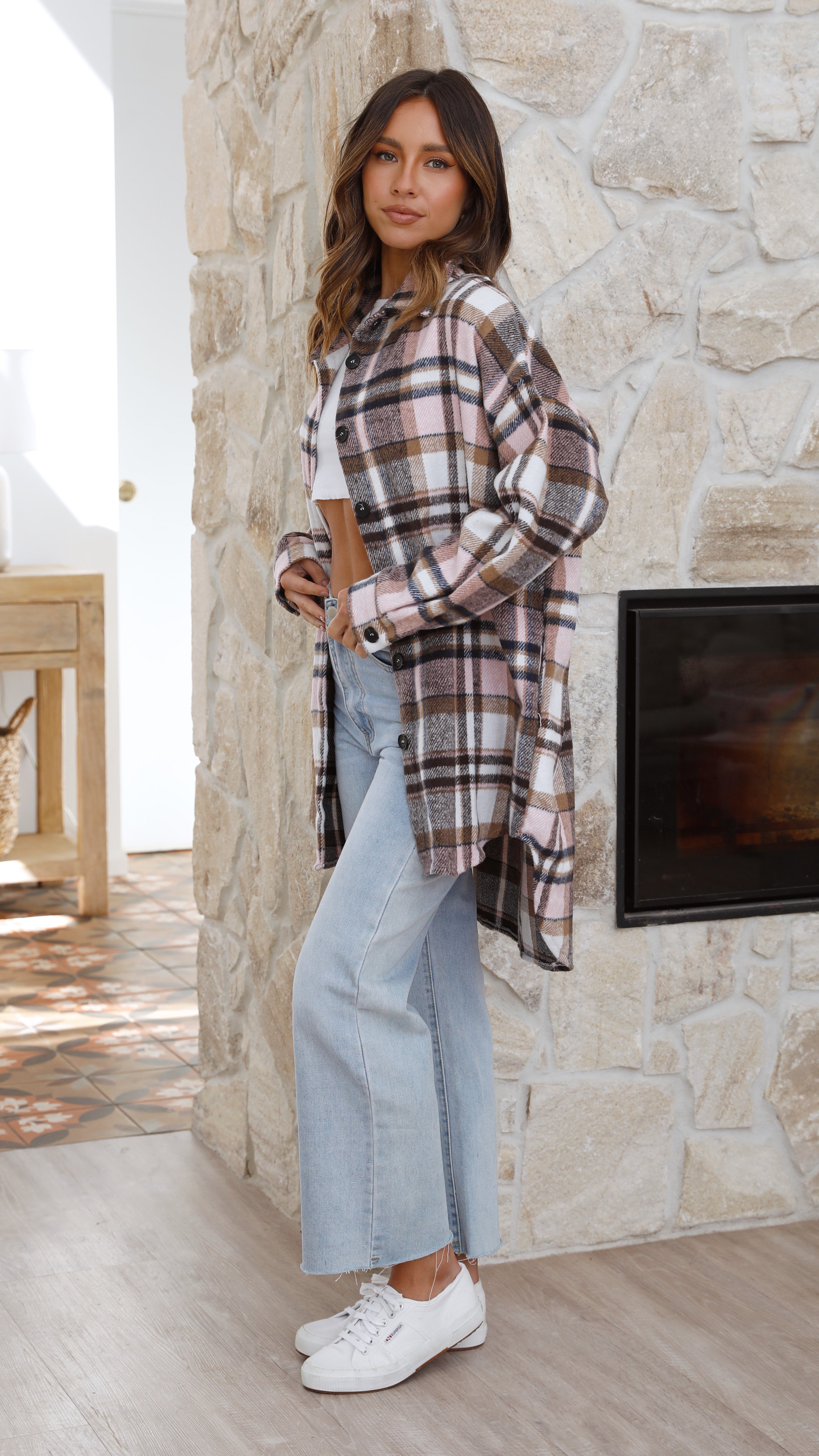 Josh Jacket - Pink/Brown-Sunshines Bliss